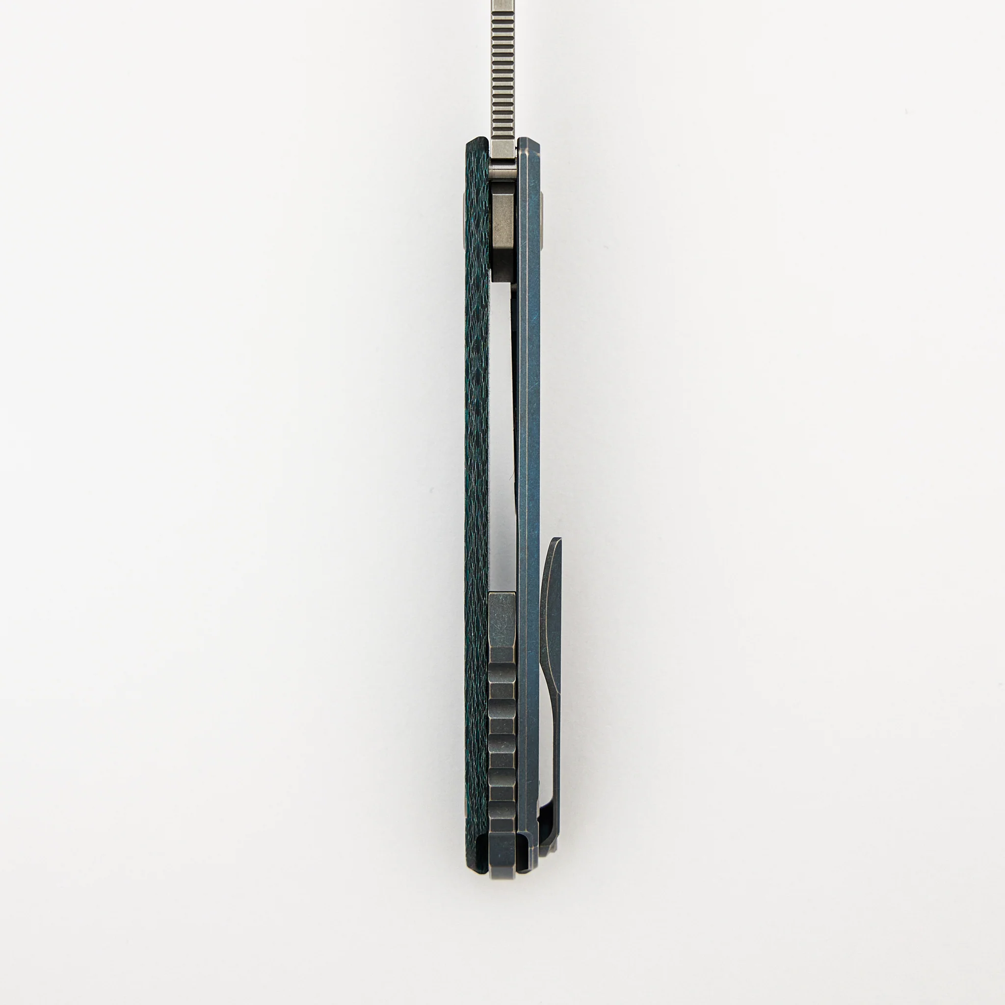 Hati - Blue Silver Twill Alutex Handle - M390 Blade - MRBS - Image 7