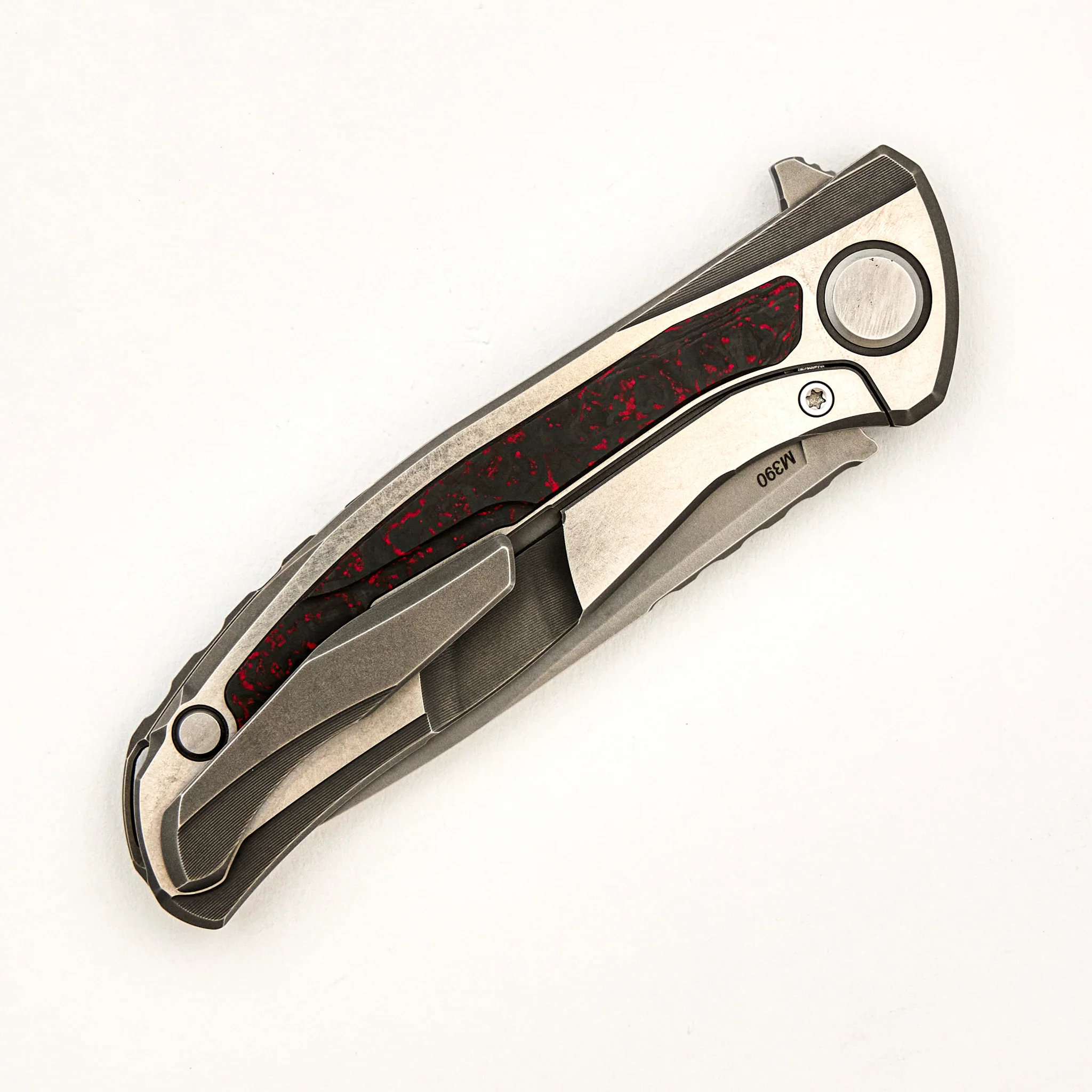 Hati Gen 3 - M390 Blade - Red TechnoCarbo - MRBS - Image 4