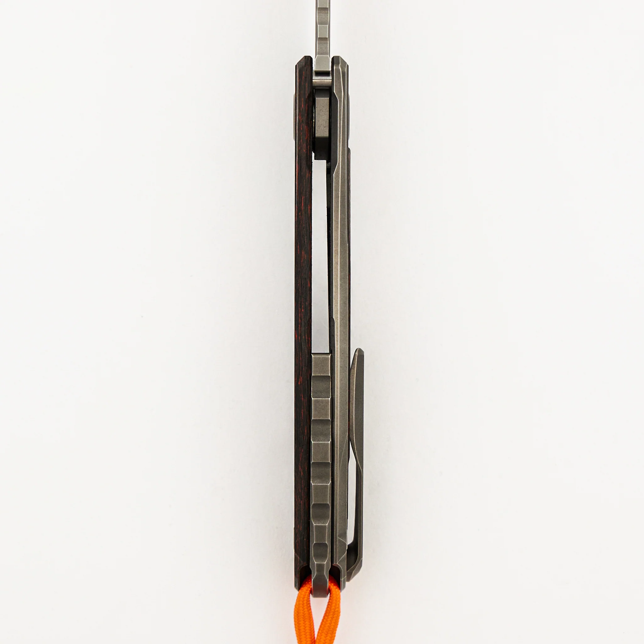 Hati Halloween Edition - M390 Blade - Titanium/Orange TechnoCarbo W/ Luminofor Handle - MRBS - Image 7