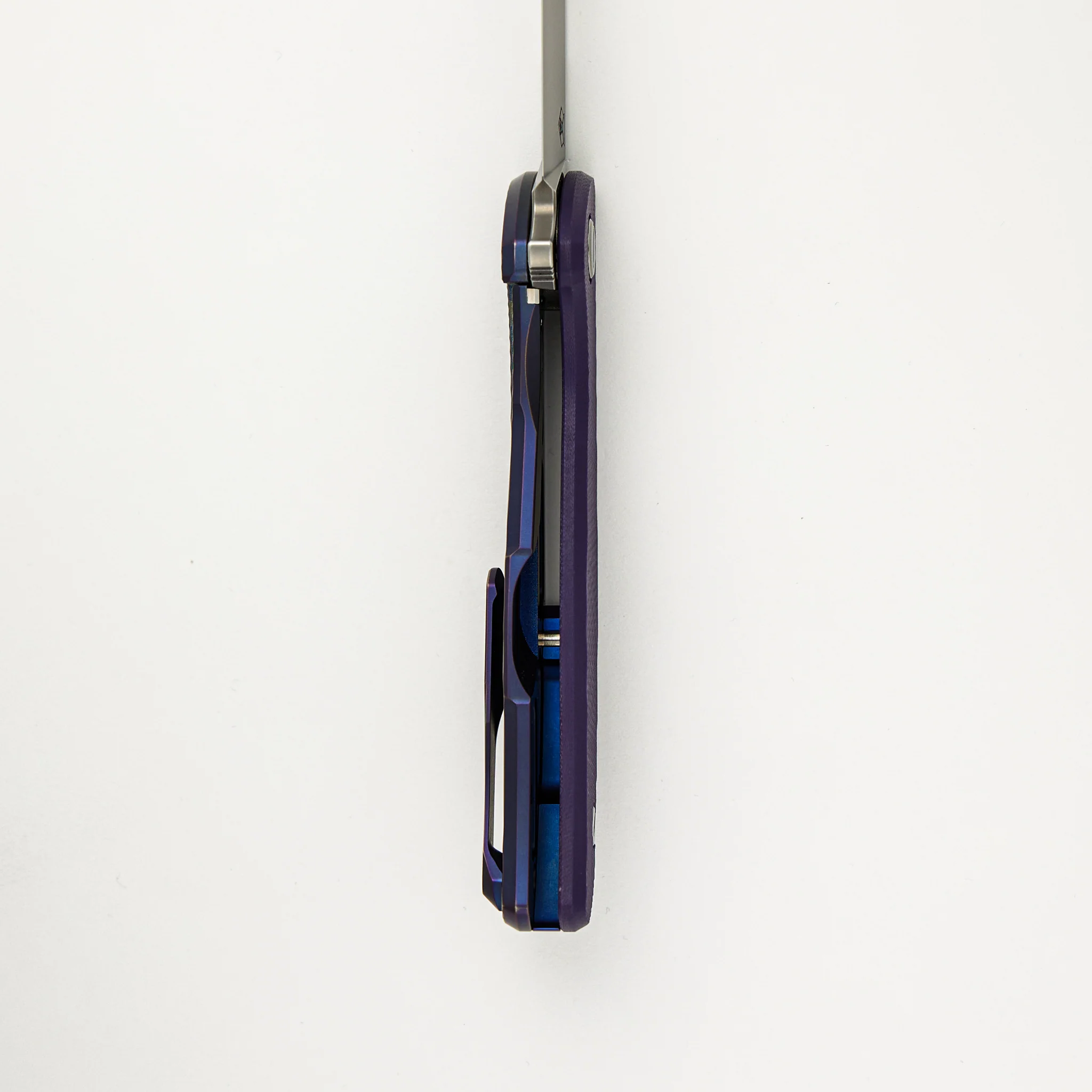 Hati TS - M390 Blade - Titanium/Purple G10 Handle - MRBS - Image 6