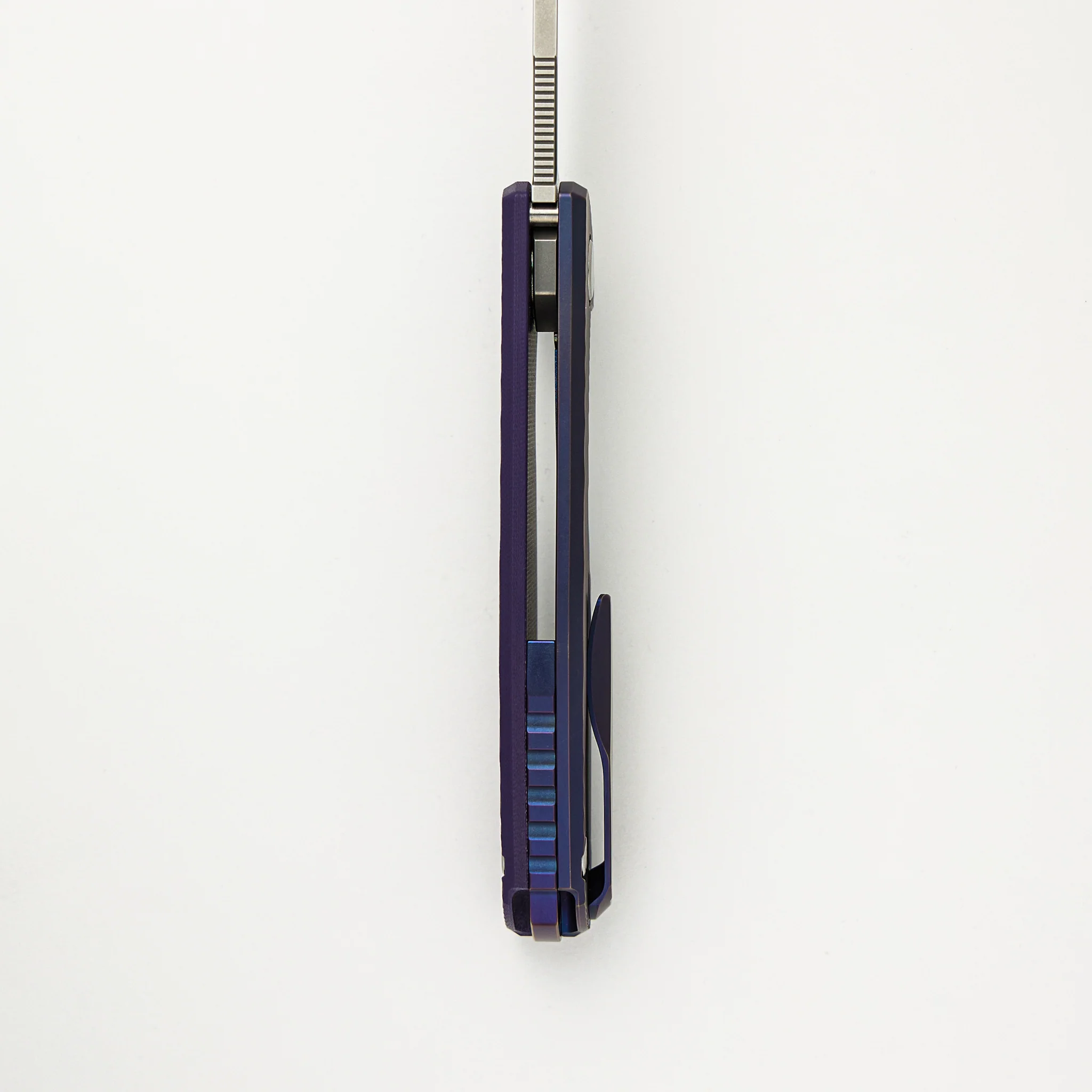 Hati TS - M390 Blade - Titanium/Purple G10 Handle - MRBS - Image 7