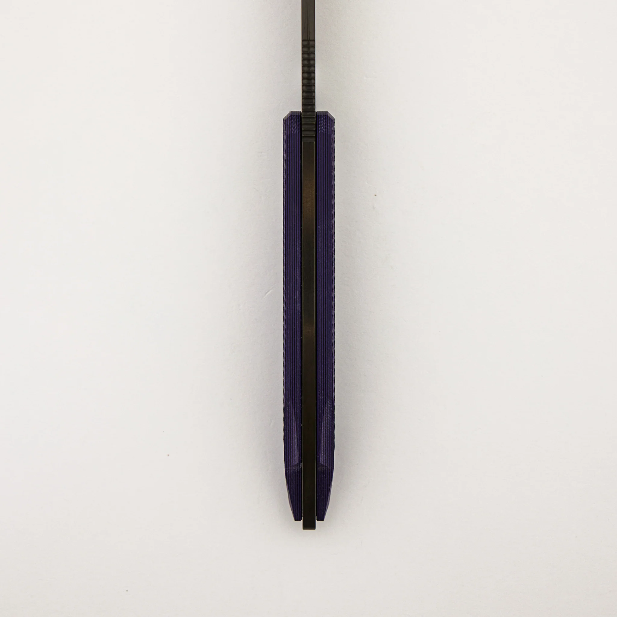 Helo - Black and Purple G10 Handle - Raw DLC MagnaCut Blade - Image 3