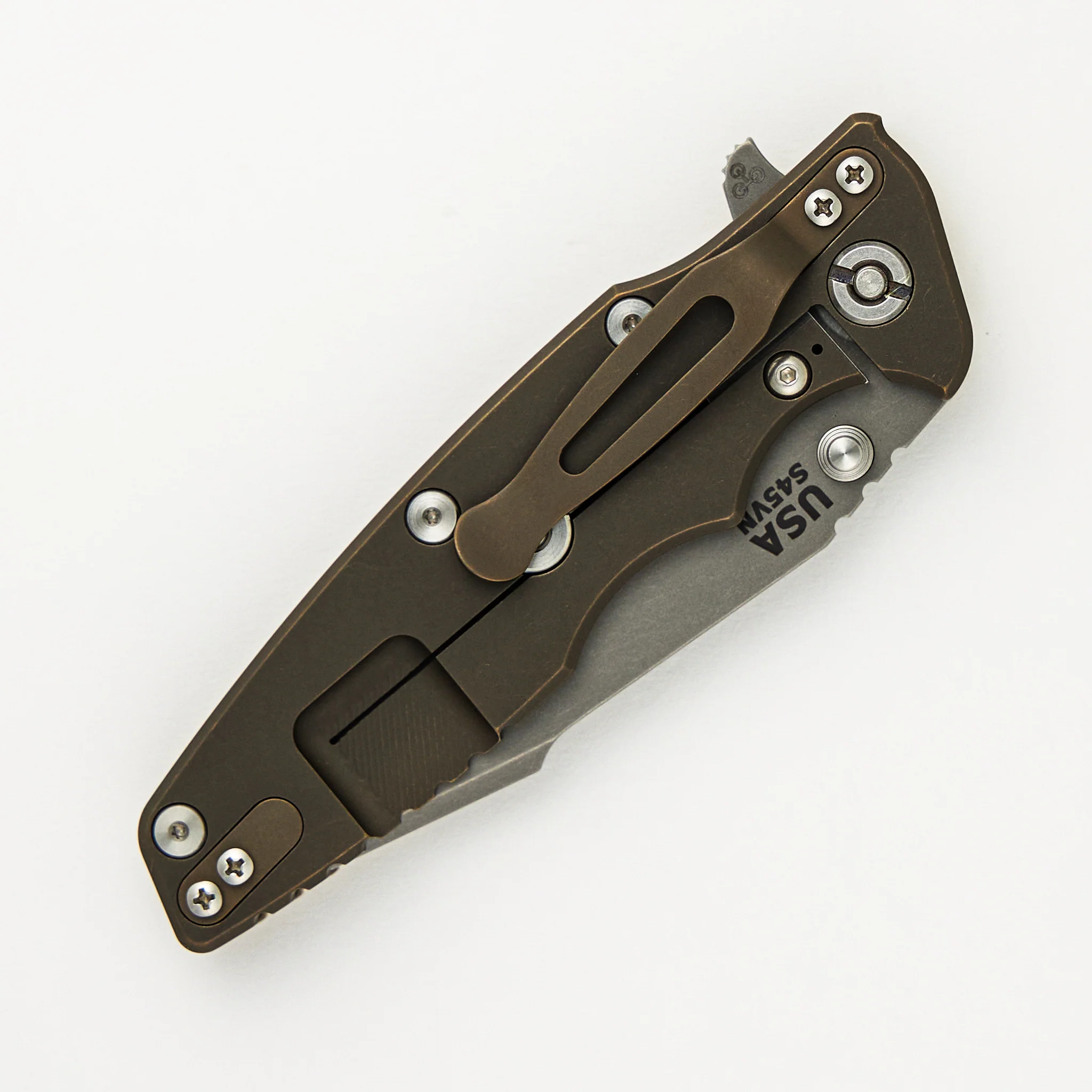 Eklipse 3.5" - S45VN Harpoon Spanto - Tri-Way - Battle Bronze - Coyote G10 - Image 4