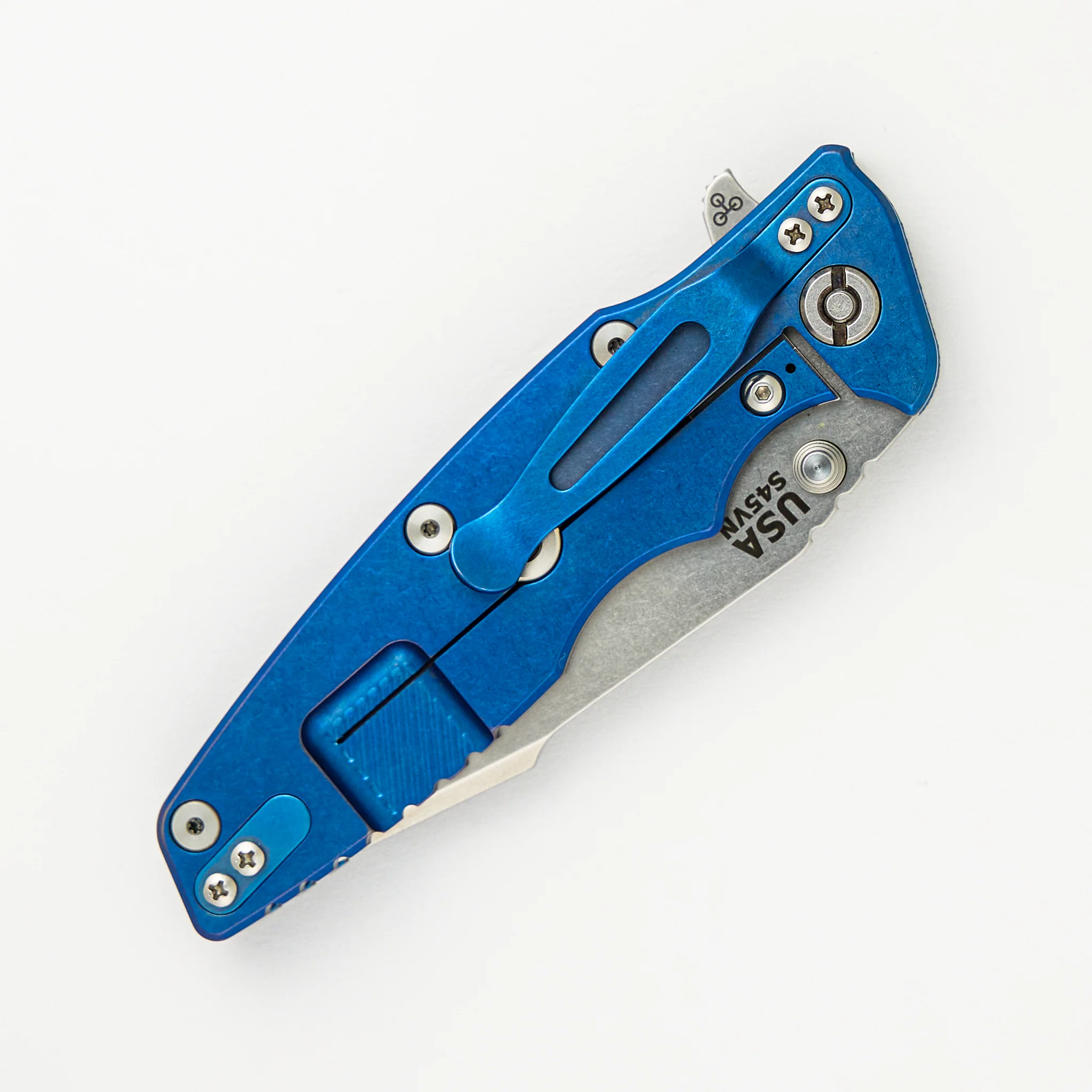 Eklipse 3.5" - S45VN Harpoon Spanto - Tri-Way - Stonewash Blue - Black G10 - Image 4