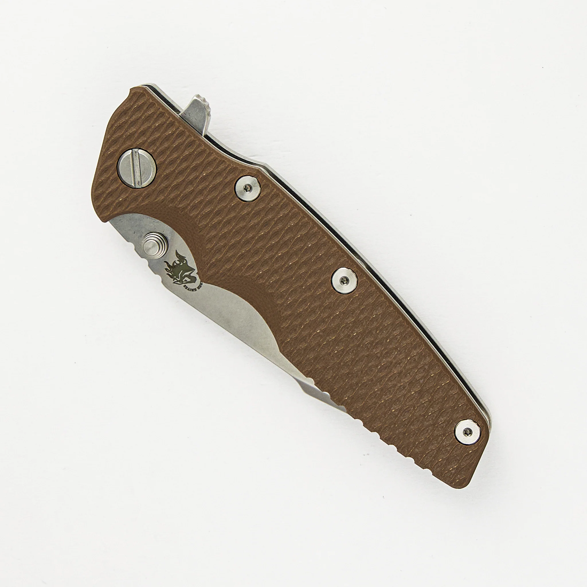 Eklipse 3.5" S45VN Harpoon Tanto Tri-Way Stonewash FDE G10 - Image 3