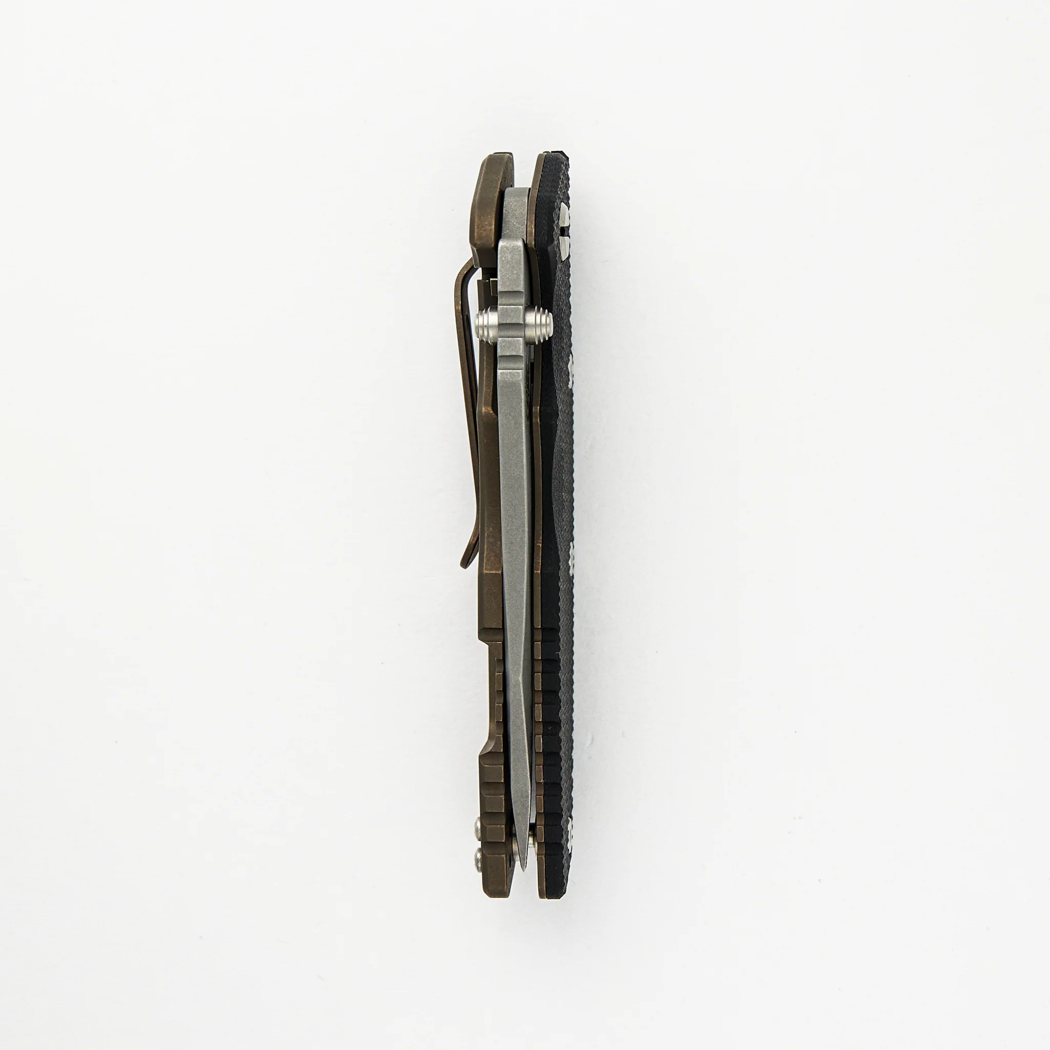 Eklipse 3.5" - S45VN Spearpoint - Tri-Way - Battle Bronze - Black G10 - Image 5