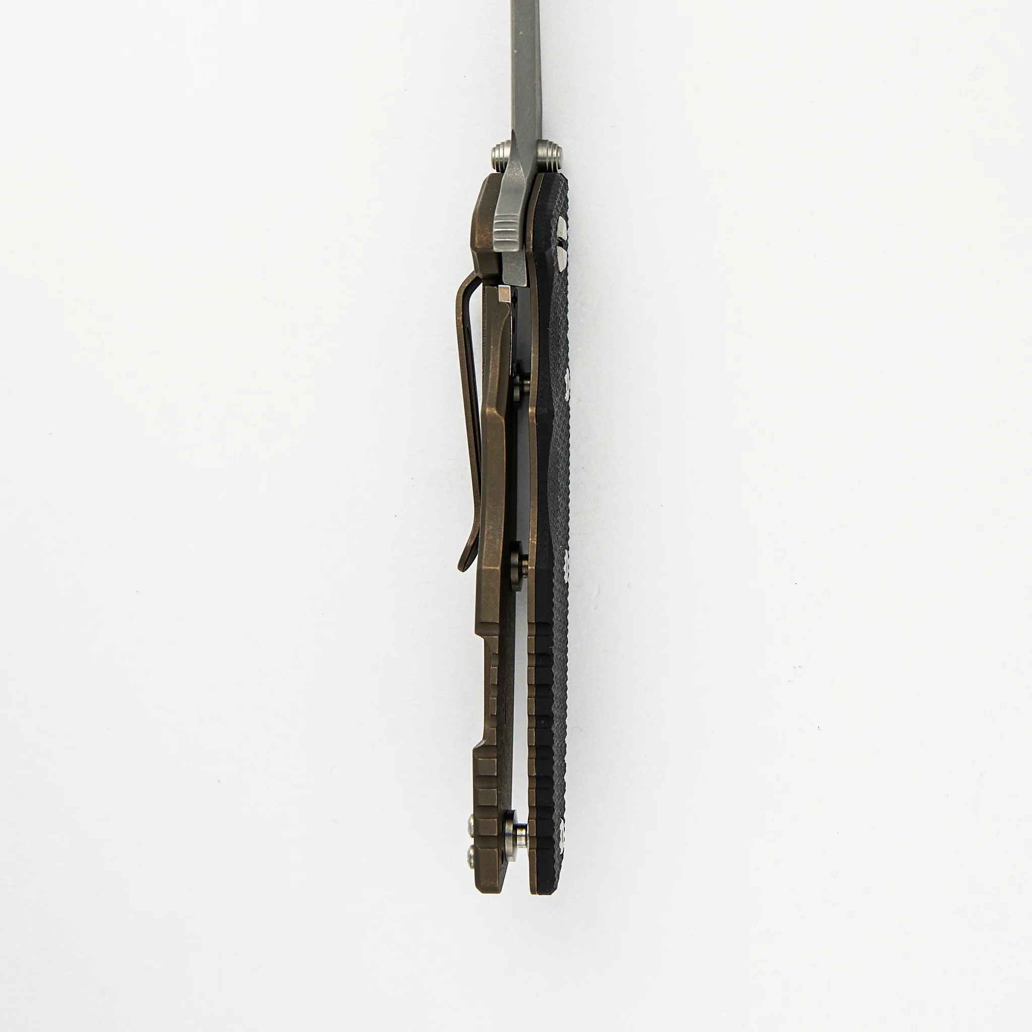 Eklipse 3.5" - S45VN Spearpoint - Tri-Way - Battle Bronze - Black G10 - Image 6