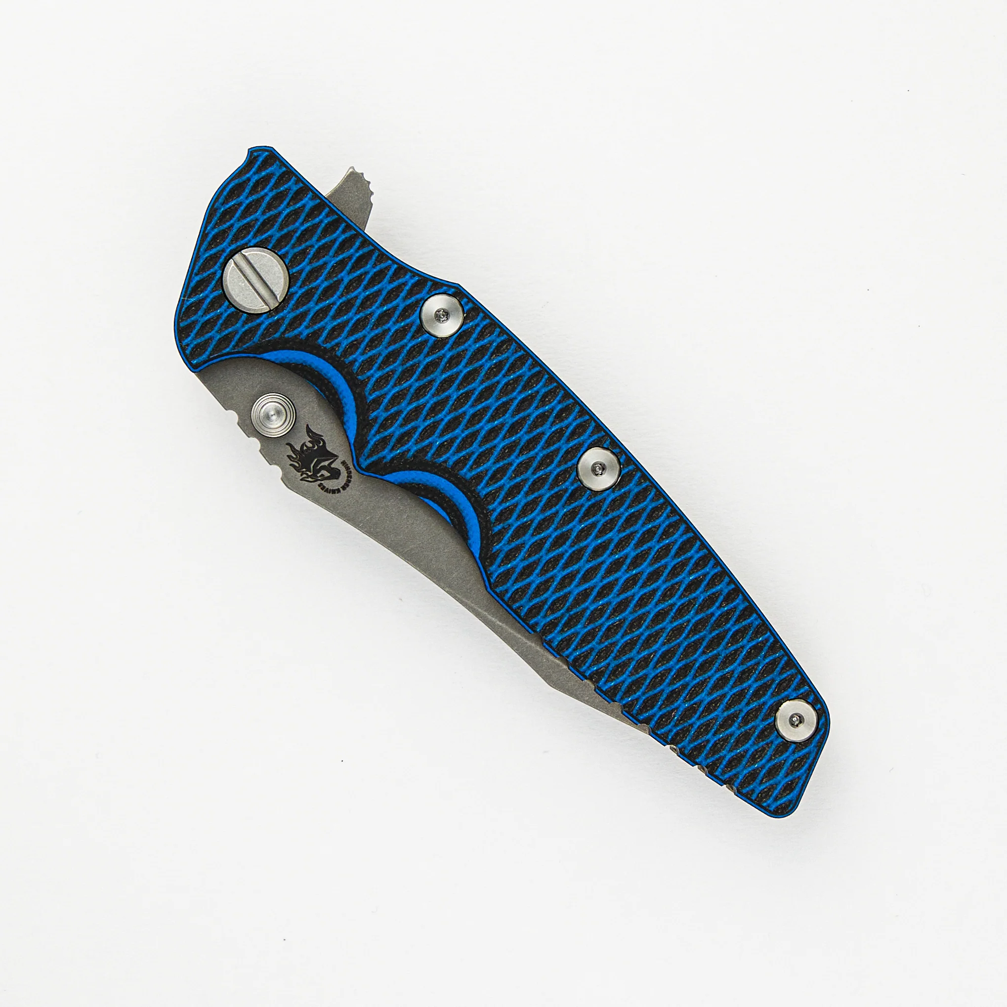 Eklipse 3.5" - S45VN Spearpoint - Tri-Way - Working Finish - Blue/Black G10 - Image 3