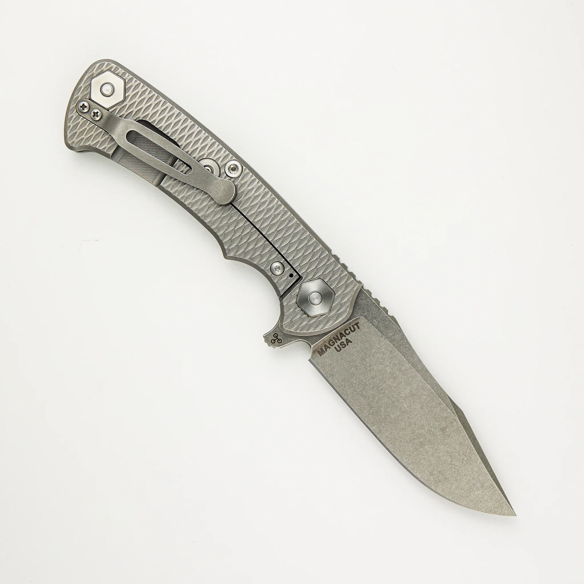 Project X - Clip Point MagnaCut Blade - Tri-Way - Working Finish - Translucent G10 - Image 2