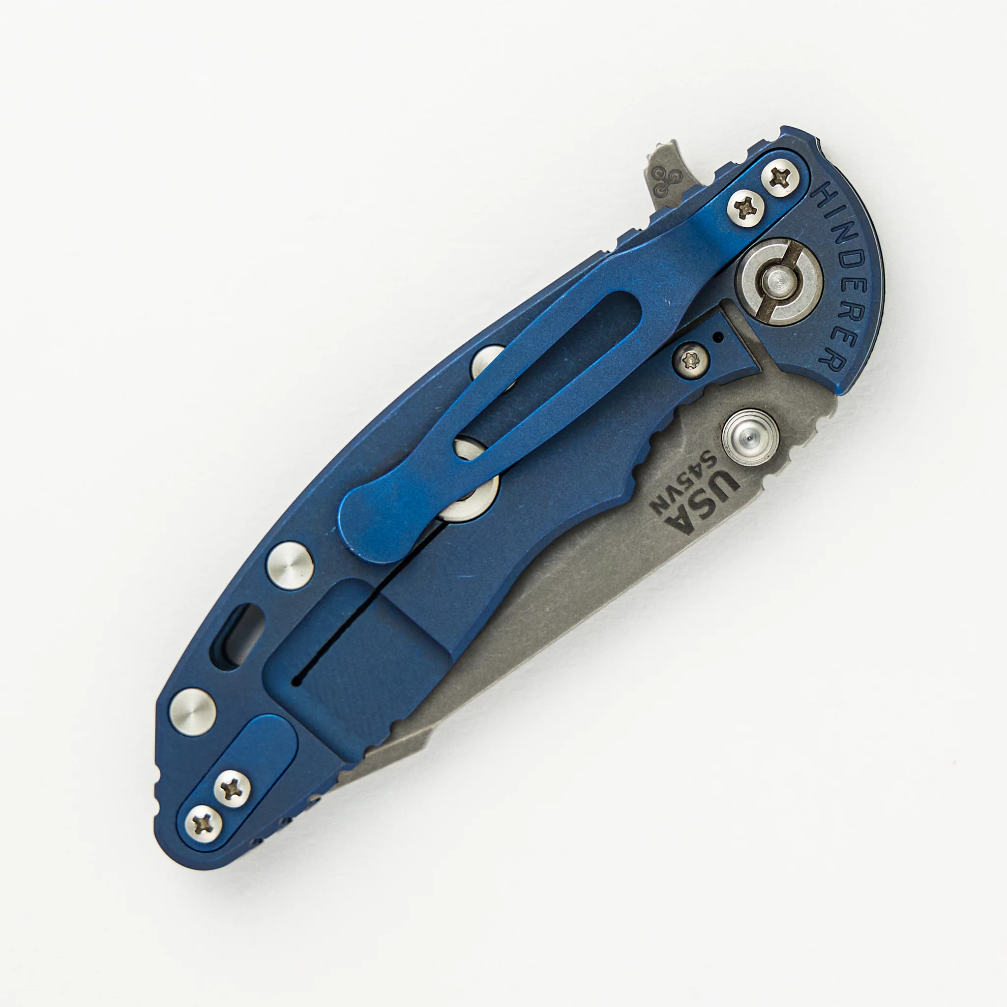 XM-18 3.0" - S45VN Harpoon Tanto - Tri-Way - Battle Blue - Black G10 - Image 4