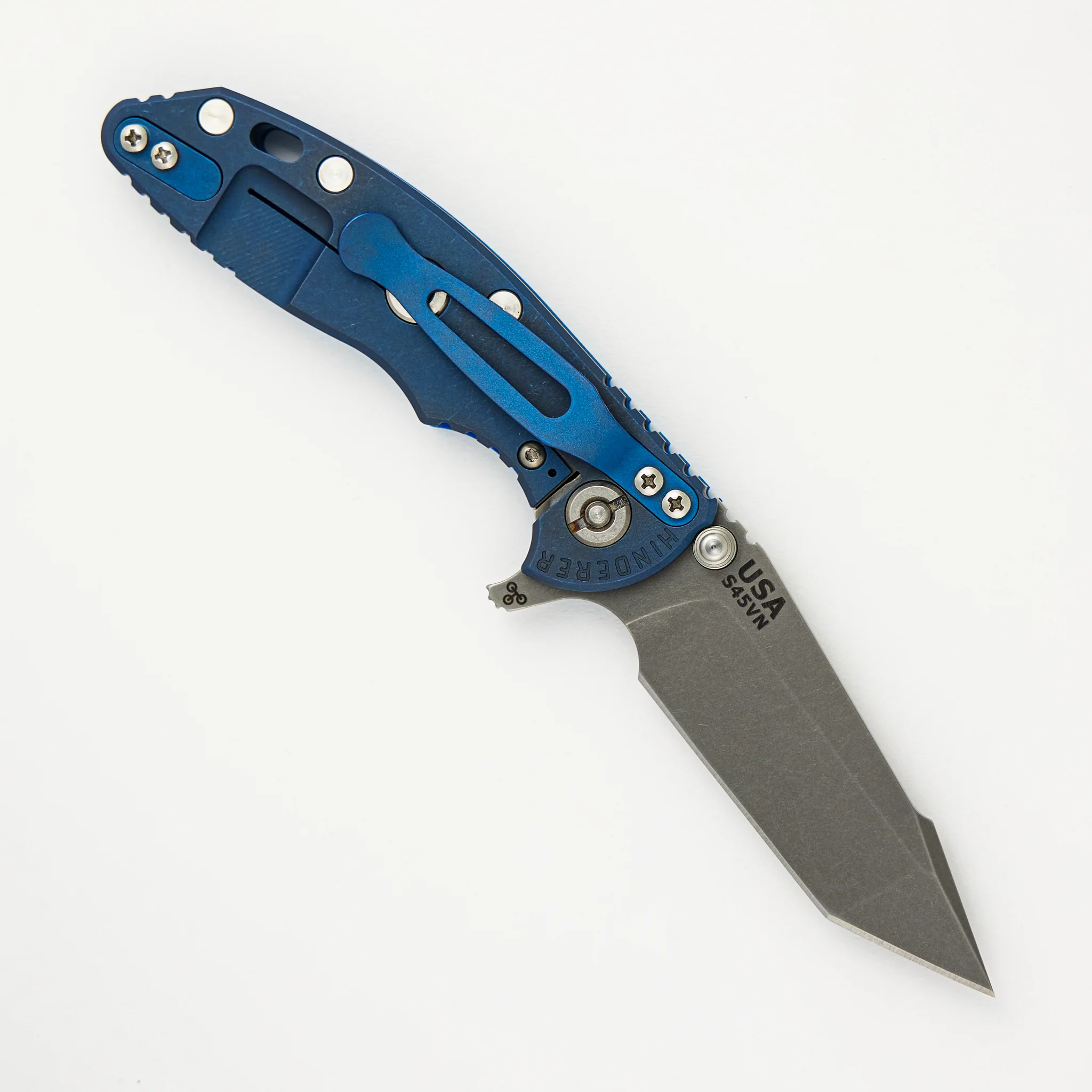 XM-18 3.0" S45VN Harpoon Tanto Tri-Way Battle Blue - Blue G10 - Image 2