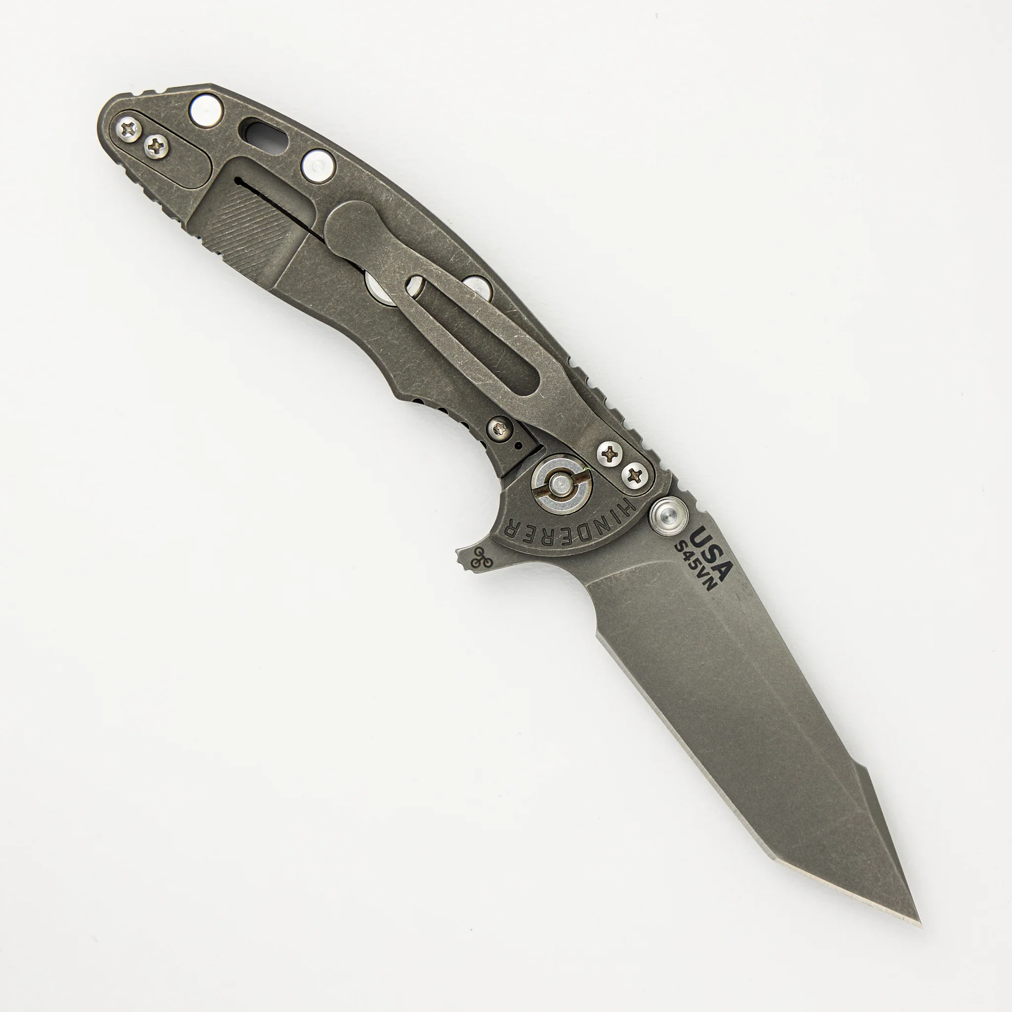 XM-18 3.0" S45VN Harpoon Tanto Tri-Way Working Finish Black G10 - Image 2