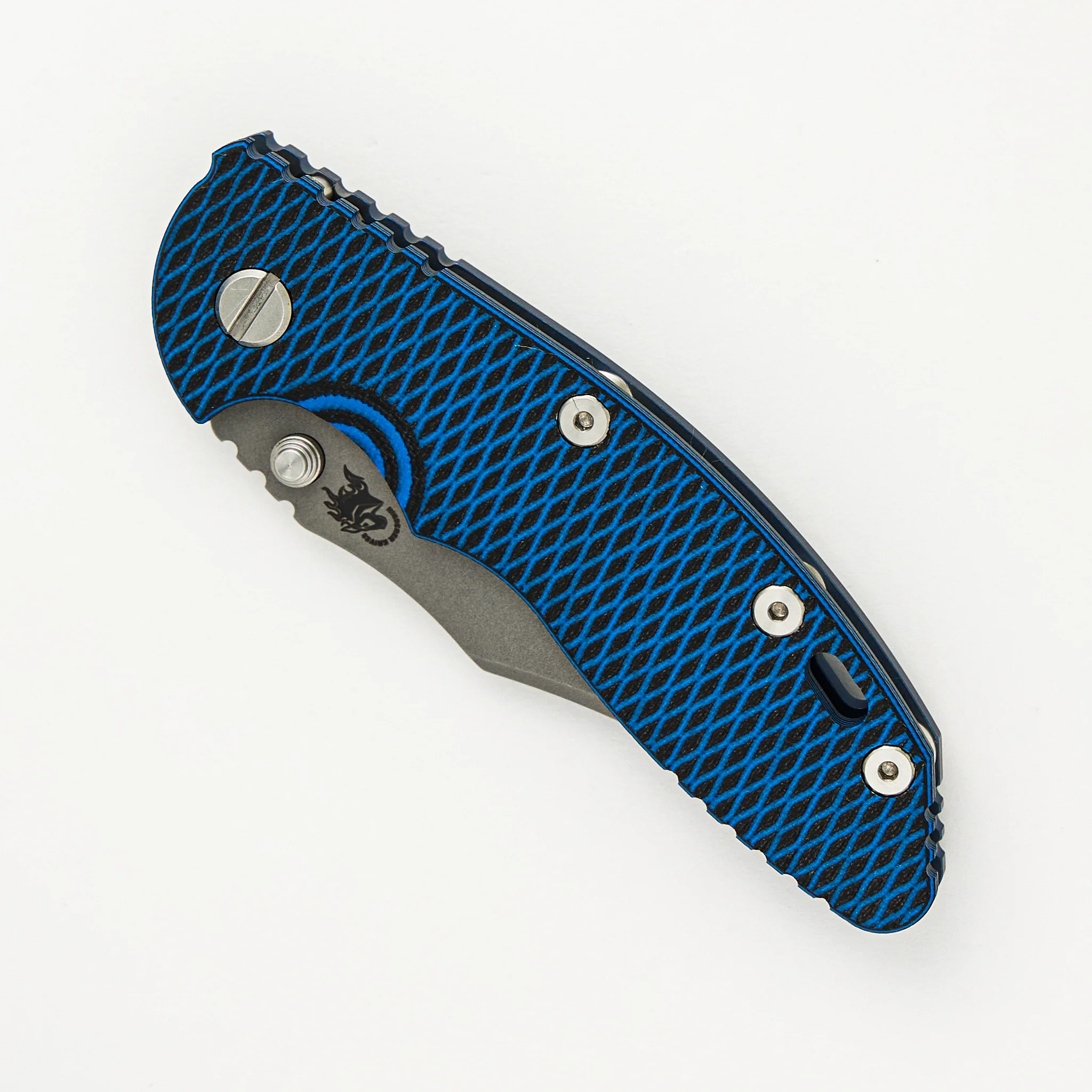 XM-18 3.5″ – Bowie S45VN – Non Flipper - Tri-Way – Battle Blue – Blue/Black G10 - Image 3