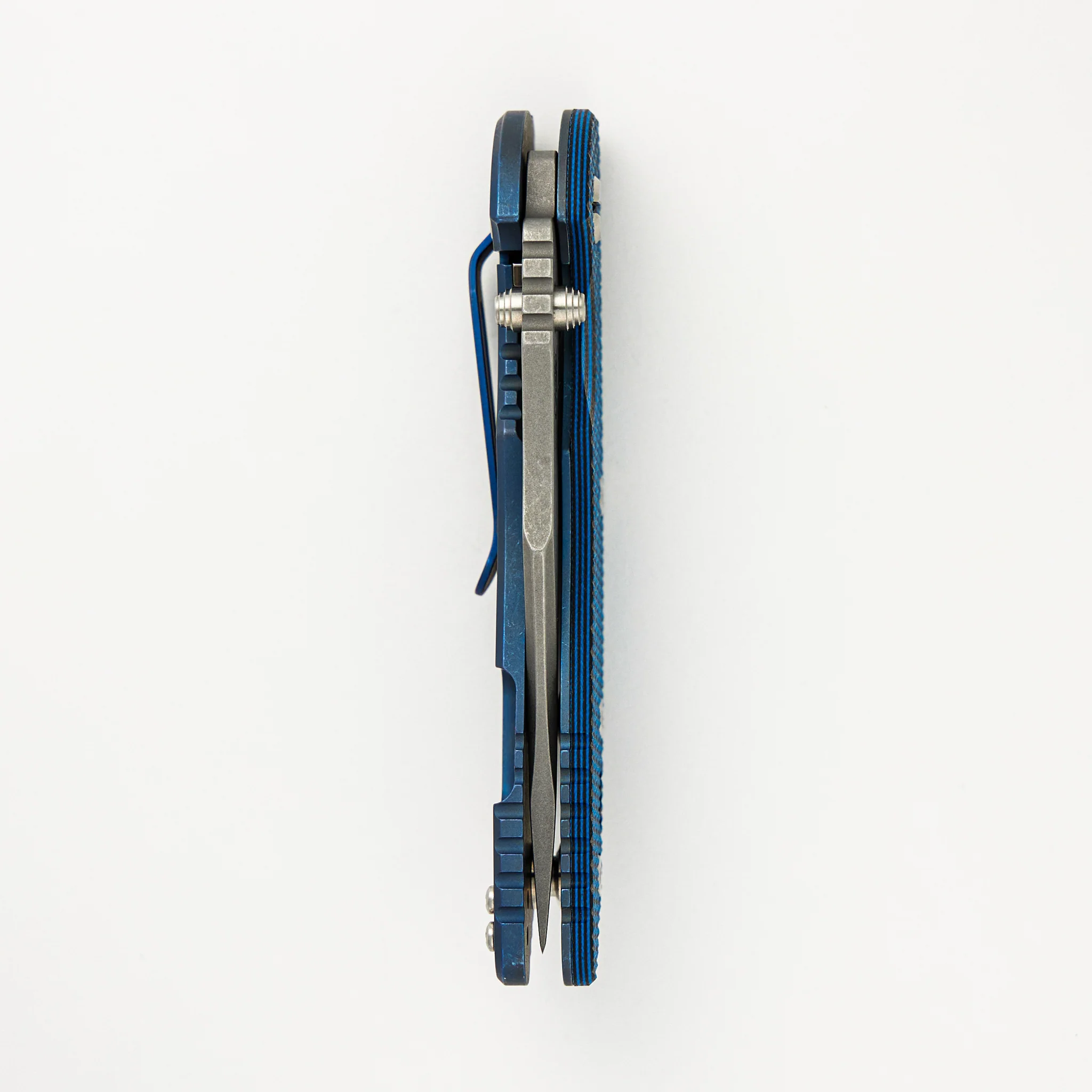 XM-18 3.5″ – Bowie S45VN – Non Flipper - Tri-Way – Battle Blue – Blue/Black G10 - Image 5