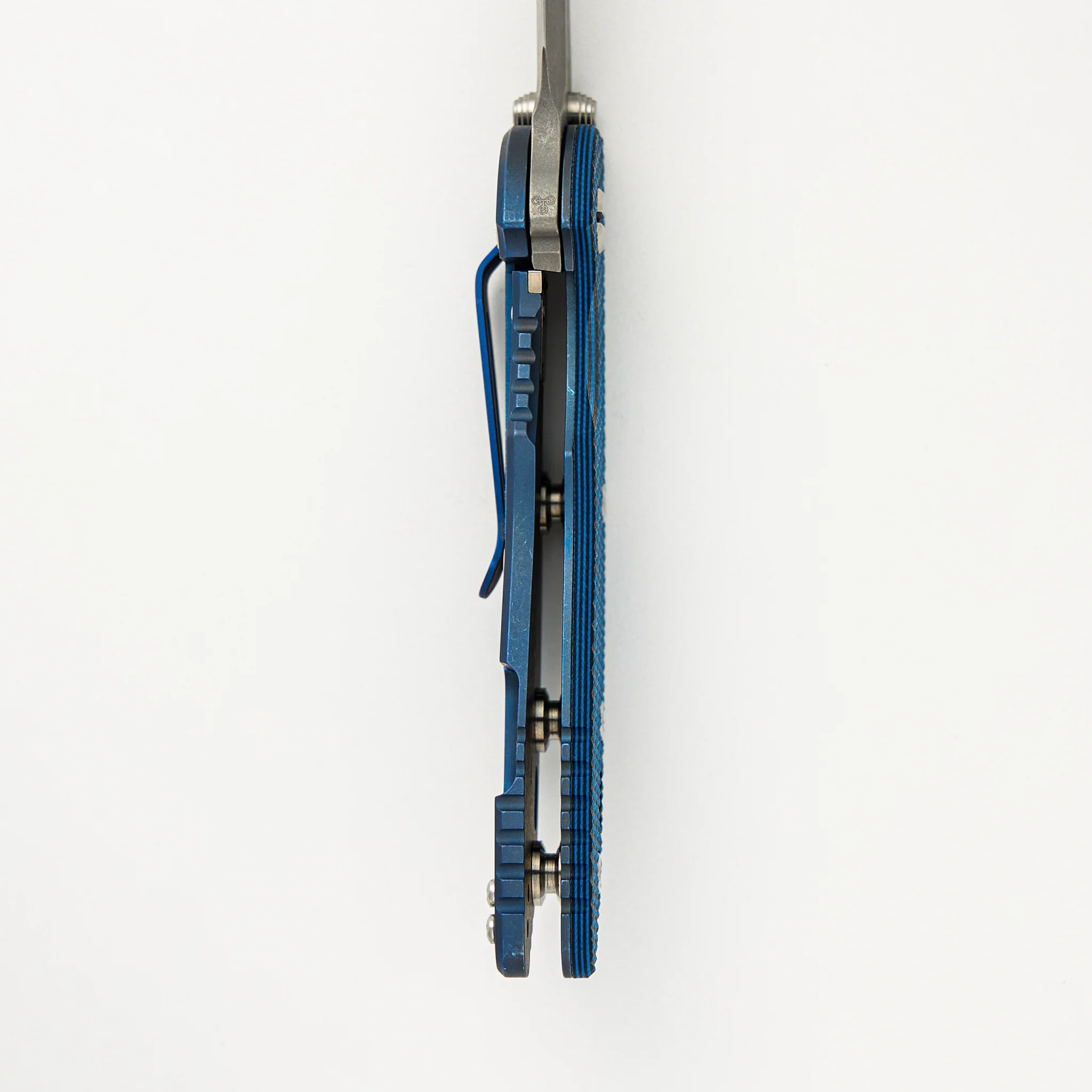 XM-18 3.5″ – Bowie S45VN – Non Flipper - Tri-Way – Battle Blue – Blue/Black G10 - Image 6