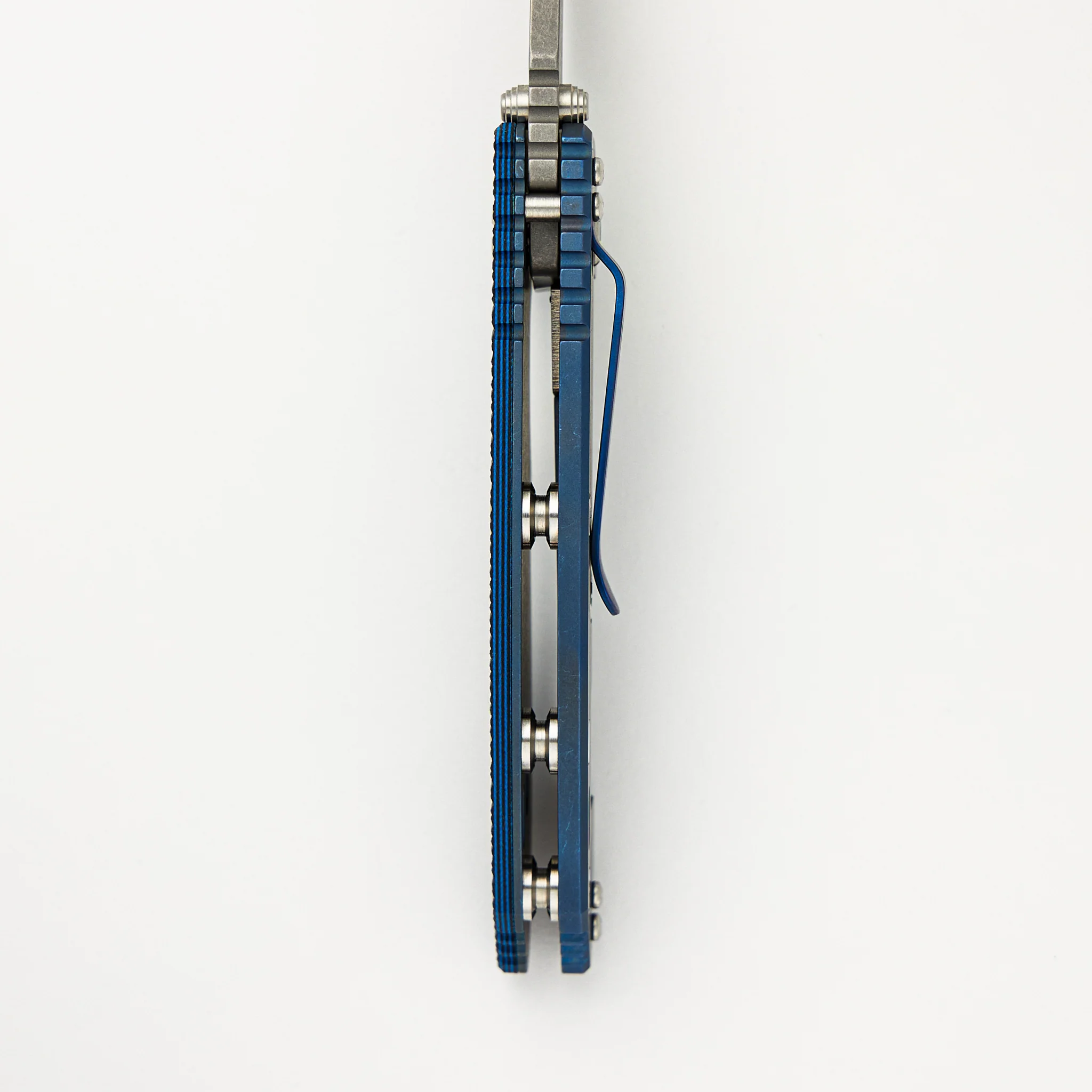 XM-18 3.5″ – Bowie S45VN – Non Flipper - Tri-Way – Battle Blue – Blue/Black G10 - Image 7