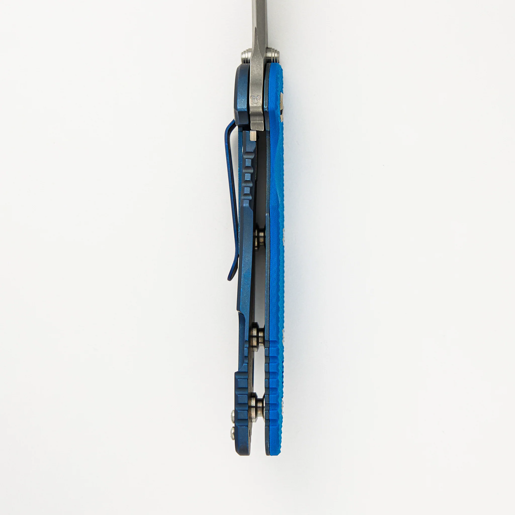 XM-18 3.5″ – Bowie S45VN – Non Flipper - Tri-Way – Battle Blue – Blue G10 - Image 6