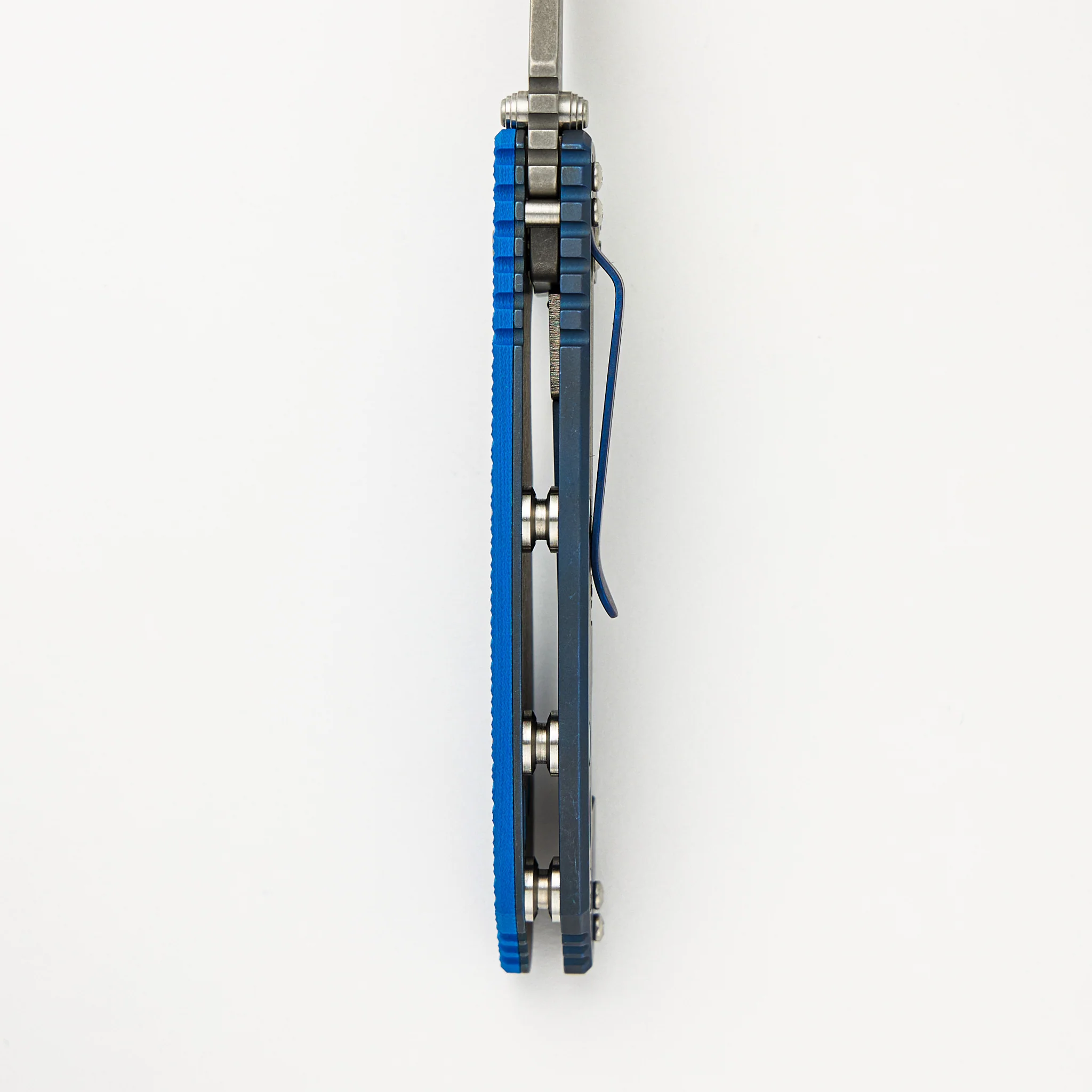 XM-18 3.5″ – Bowie S45VN – Non Flipper - Tri-Way – Battle Blue – Blue G10 - Image 7