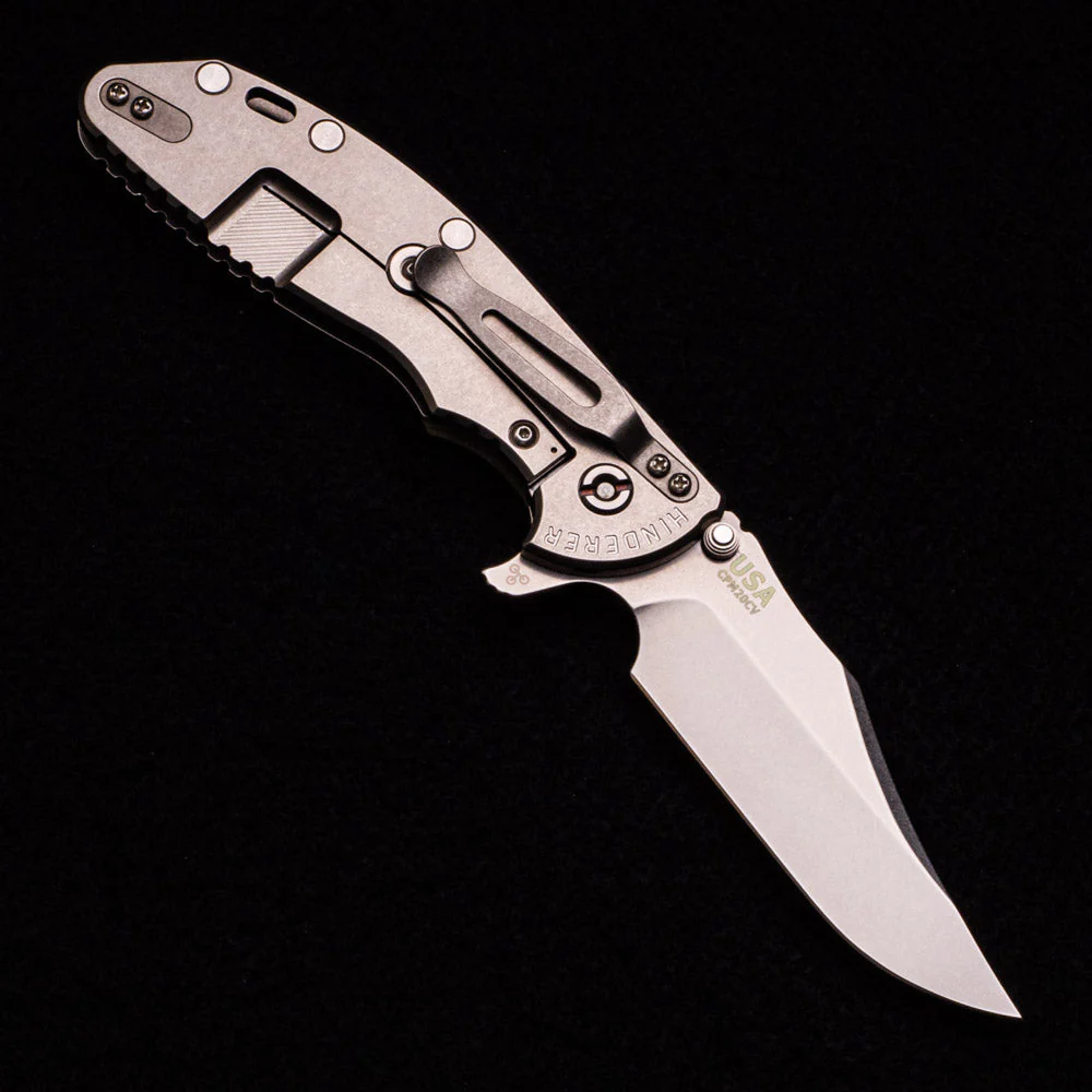XM-24 4.0″ – Bowie CPM 20CV Blade – Tri-Way – Stonewash – OD Green G10 - Image 2