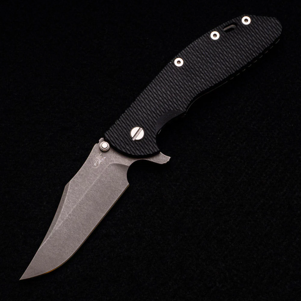 XM-24 4.0″ – Bowie CPM 20CV Blade – Tri-Way – Working Finish – Black G10