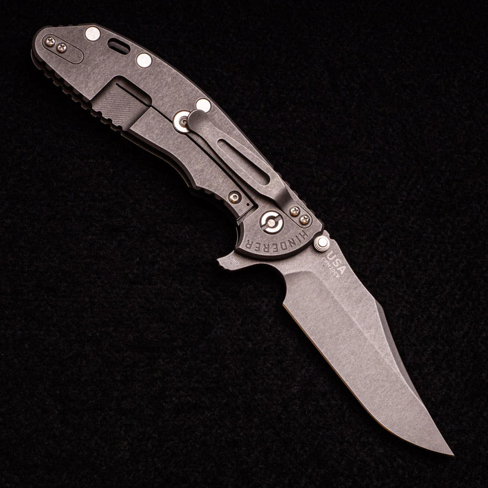 XM-24 4.0″ – Bowie CPM 20CV Blade – Tri-Way – Working Finish – Black G10 - Image 2