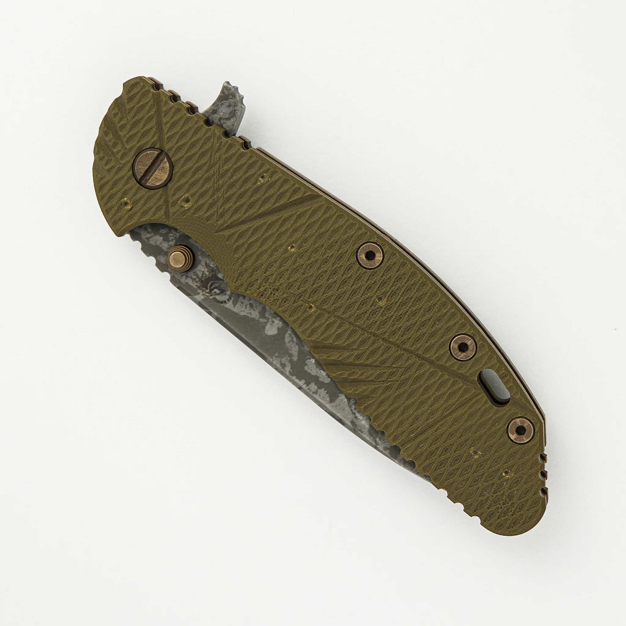 XM-24 - S45VN Slicer Hollow Grind - Tri-Way - Battle Hound - OD Green G10 - Image 3