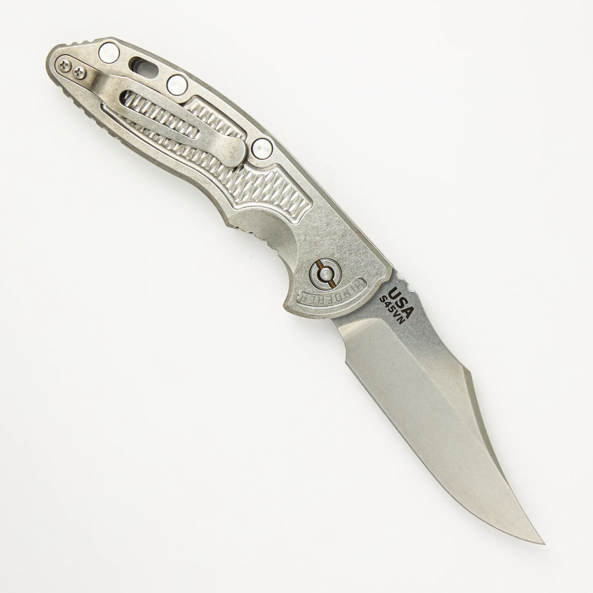 XM-18 3.5″ – Auto – Bowie S45VN Blade – Stonewash - Image 2