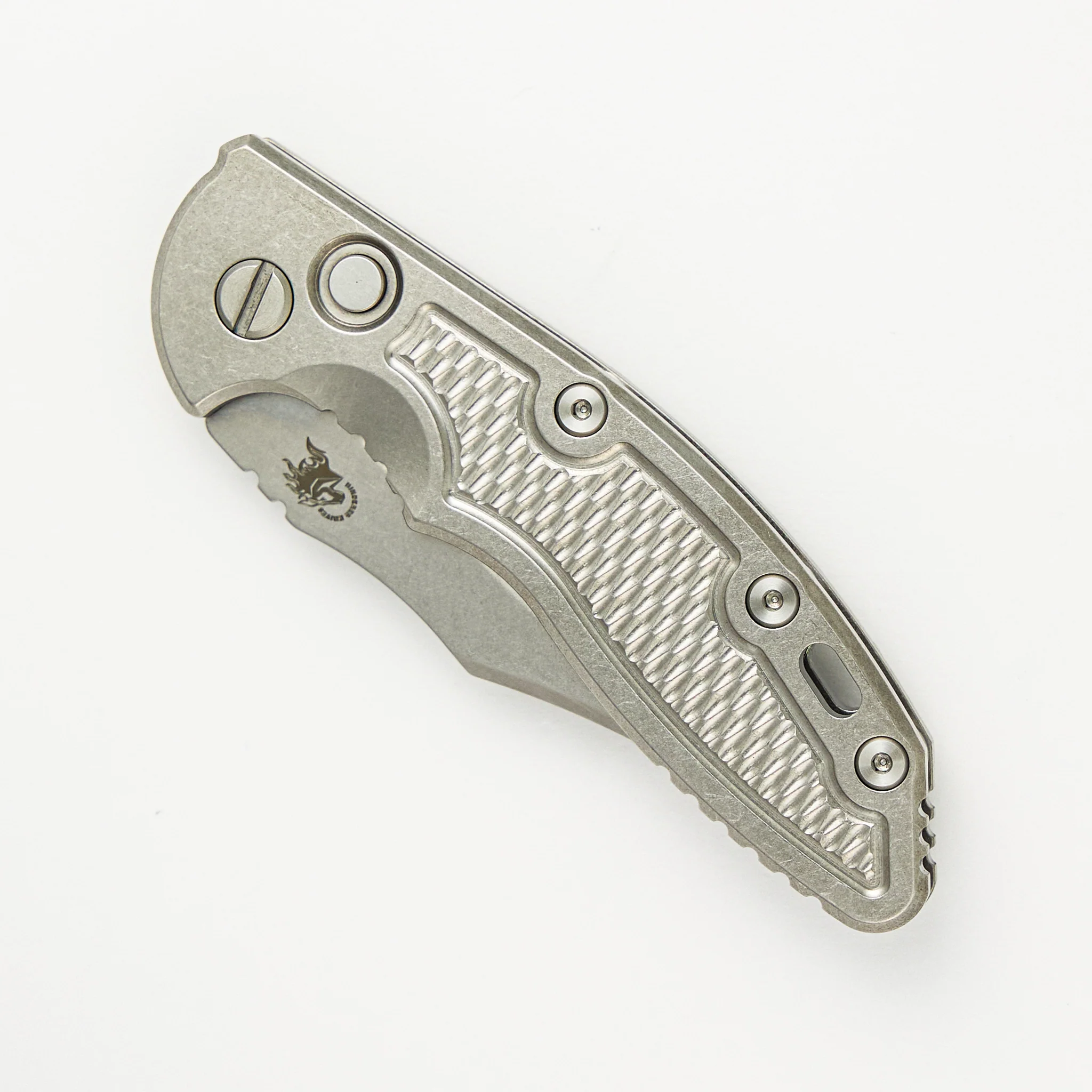 XM-18 3.5″ – Auto – Bowie S45VN Blade – Stonewash - Image 3