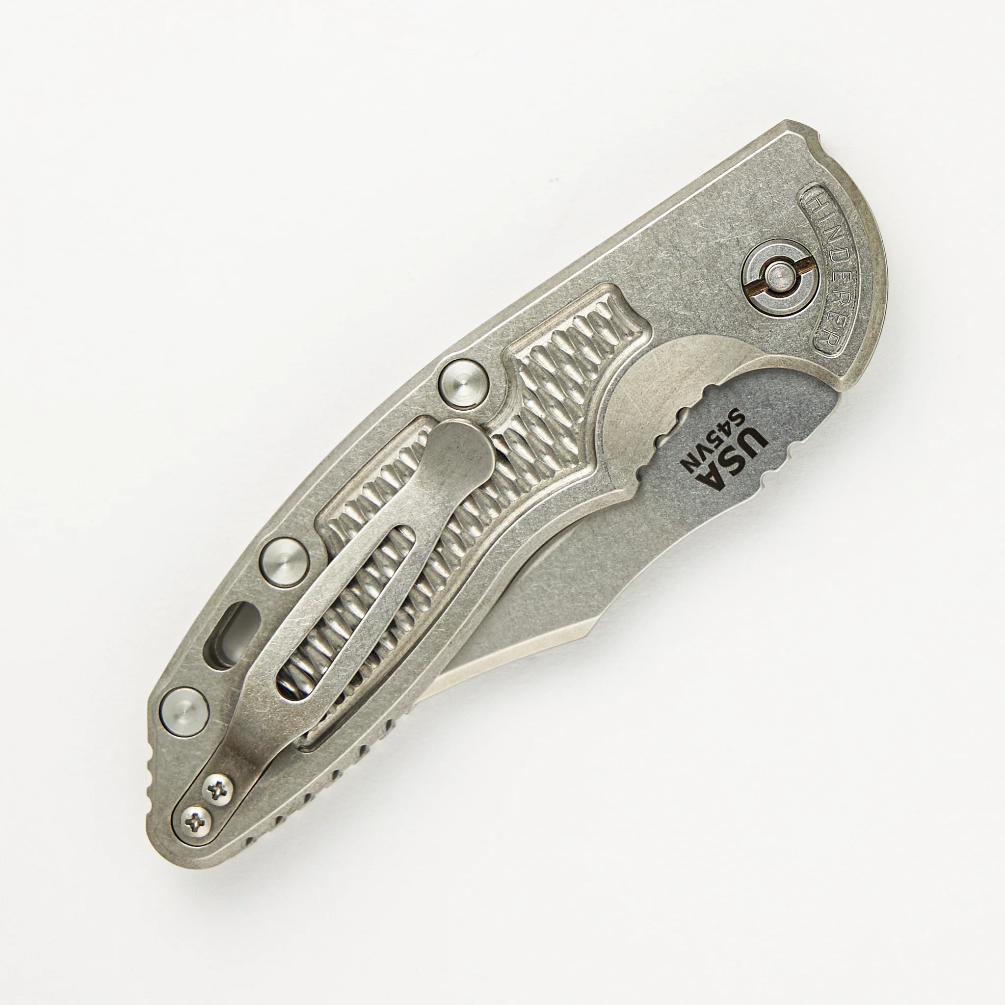 XM-18 3.5″ – Auto – Bowie S45VN Blade – Stonewash - Image 4