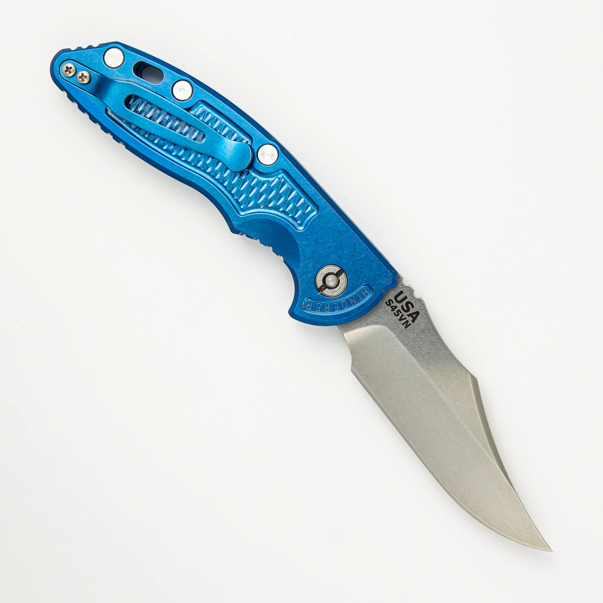 XM-18 3.5″ – Auto – Bowie S45VN Blade – Stonewash Blue - Image 2
