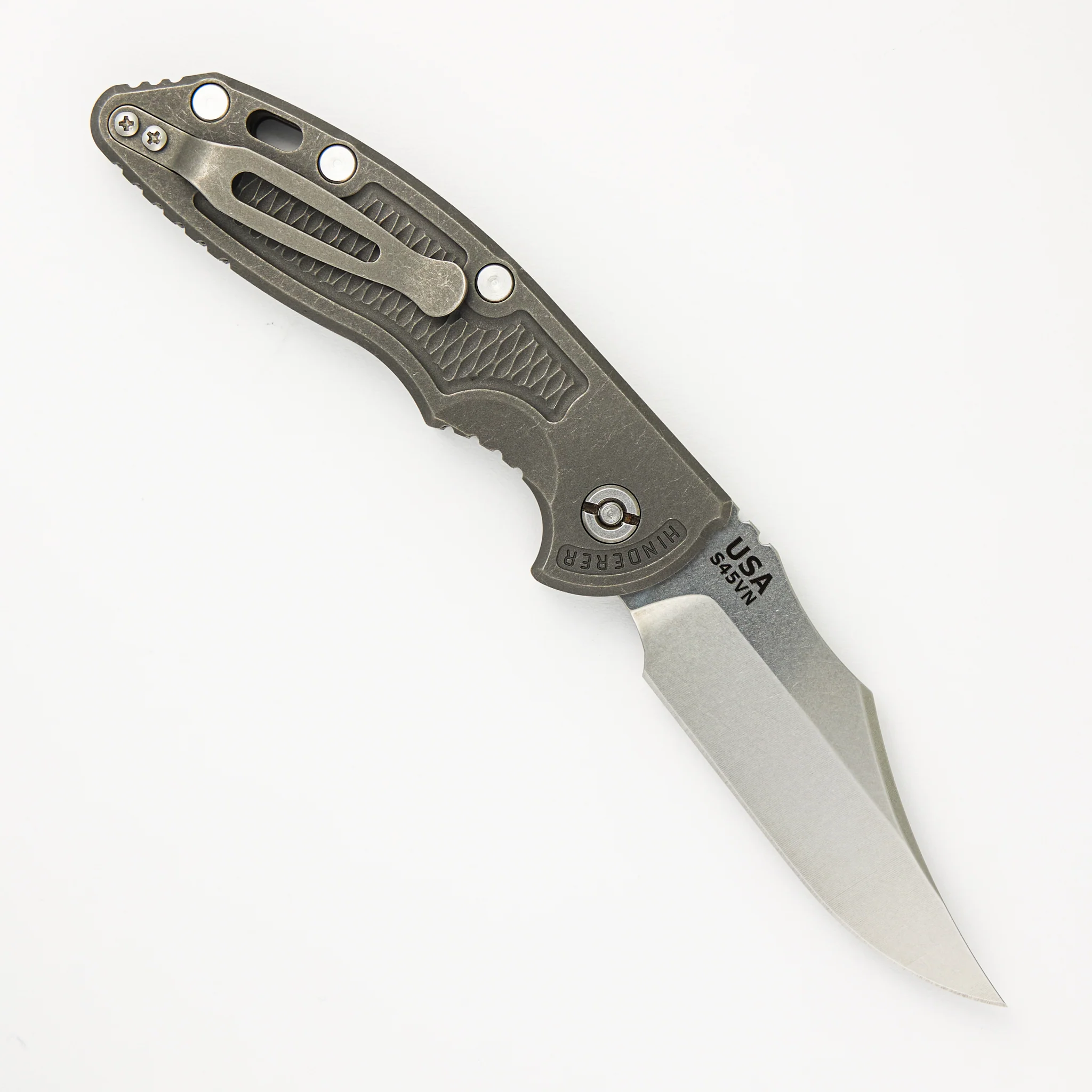 XM-18 3.5″ – Auto – Stonewash Bowie S45VN Blade – Working Finish - Image 2