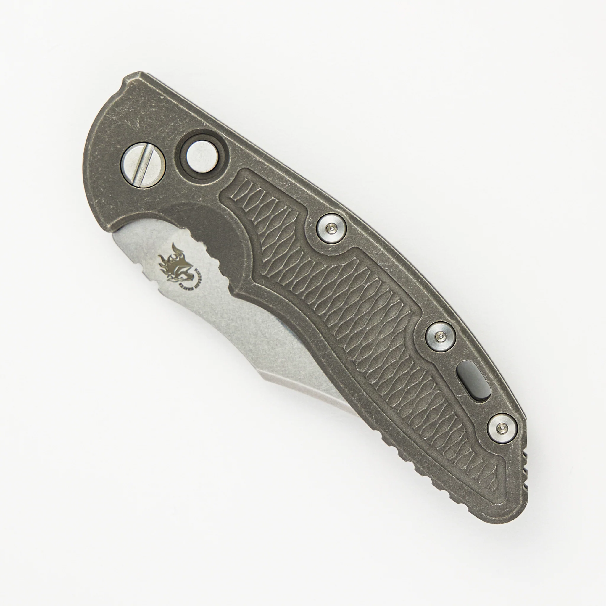 XM-18 3.5″ – Auto – Stonewash Bowie S45VN Blade – Working Finish - Image 3