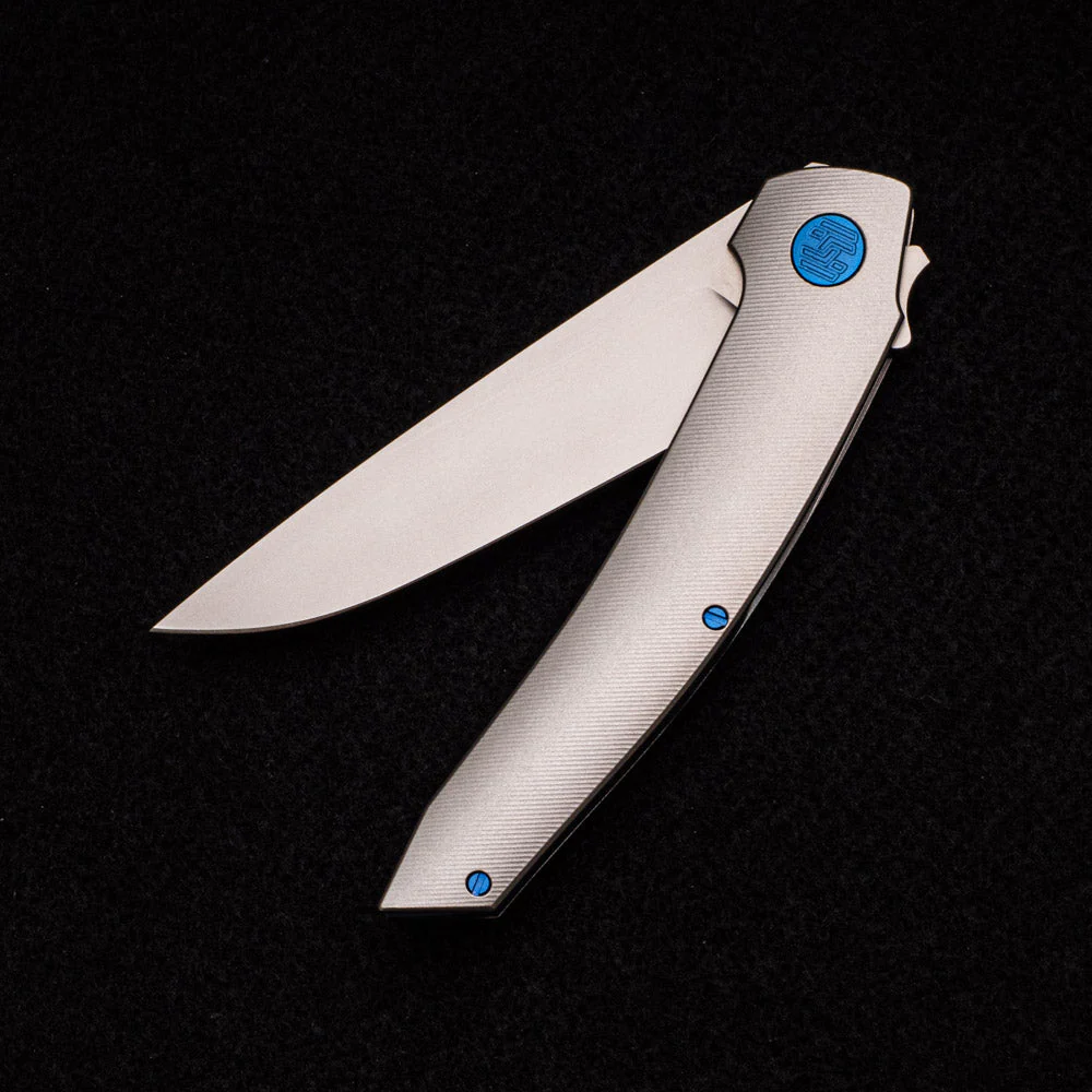 Model T – M390 BLADE – TI W- DARK BLUE - Image 3