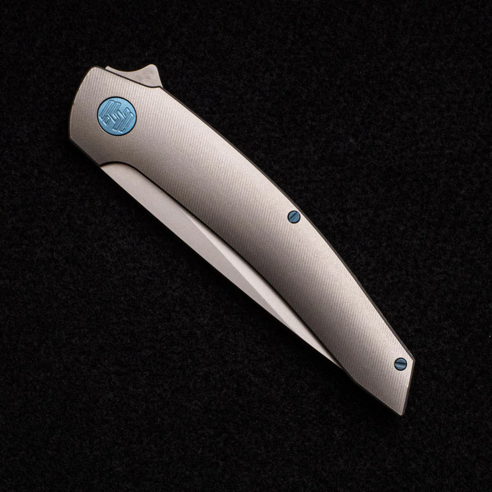 Model T – M390 BLADE – TI W- LIGHT BLUE - Image 4