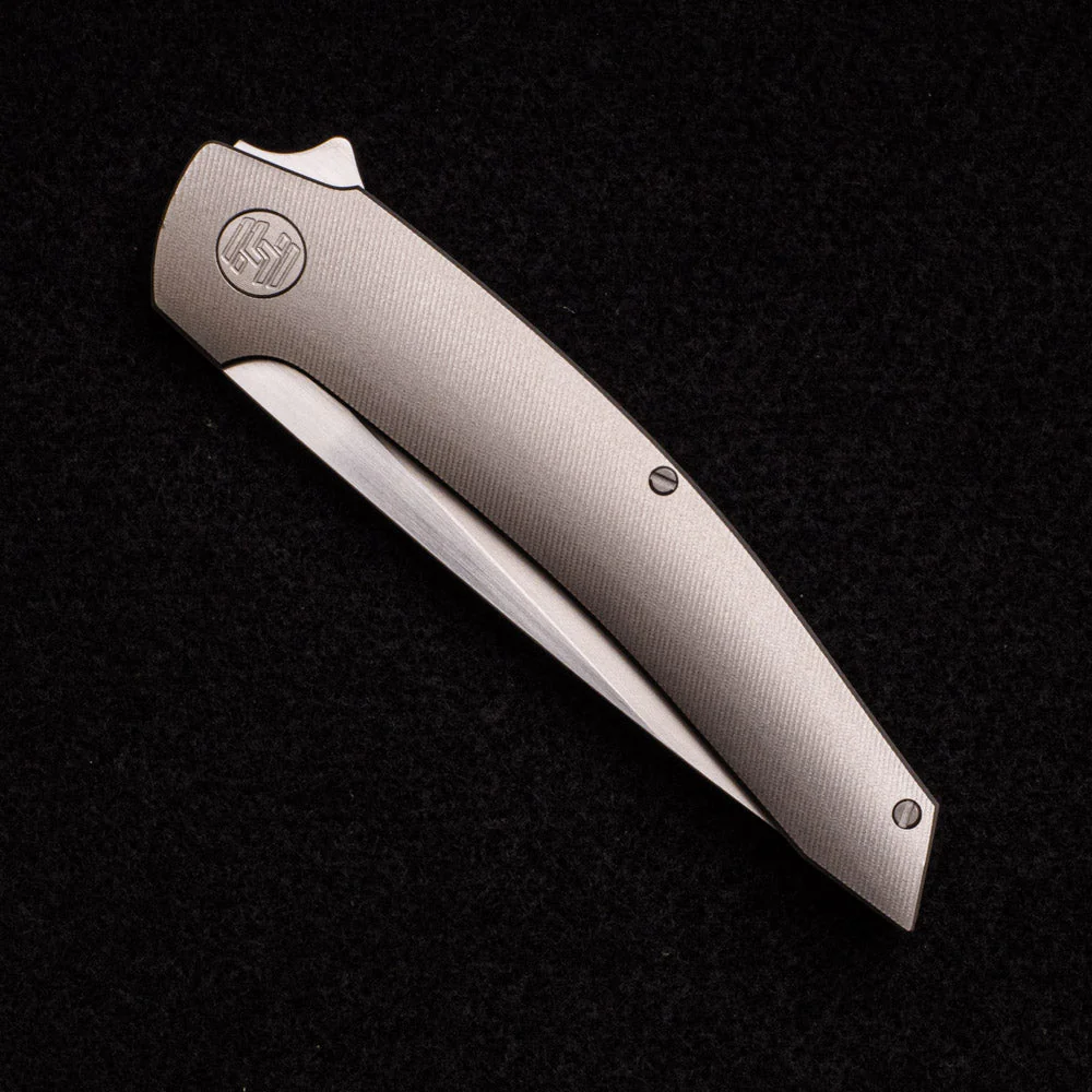 Model T – M390 BLADE W- SATIN FLATS – TI W- SILVER - Image 4