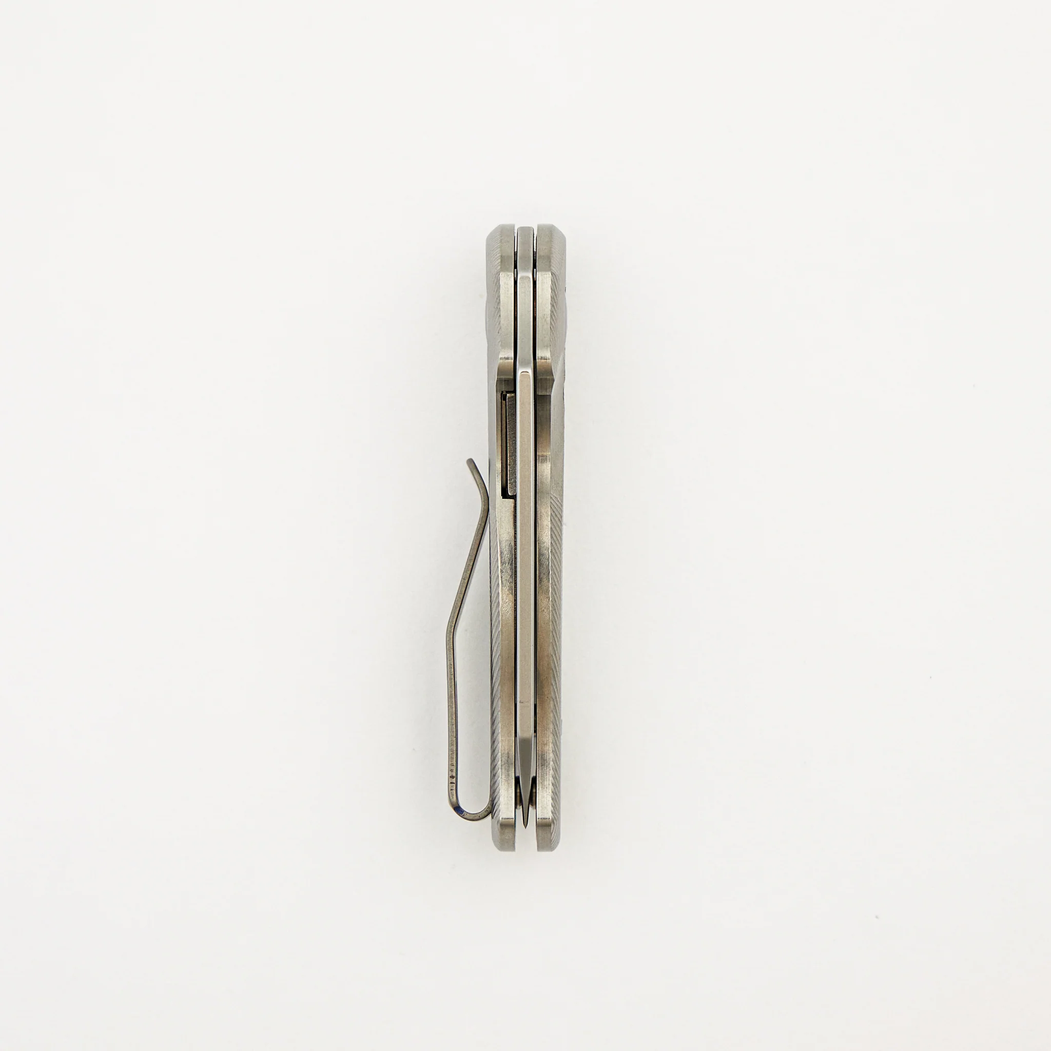 Holier Nerd Linerlock - Pinstripe Titanium 3D Handle - MagnaCut Blade - Image 5