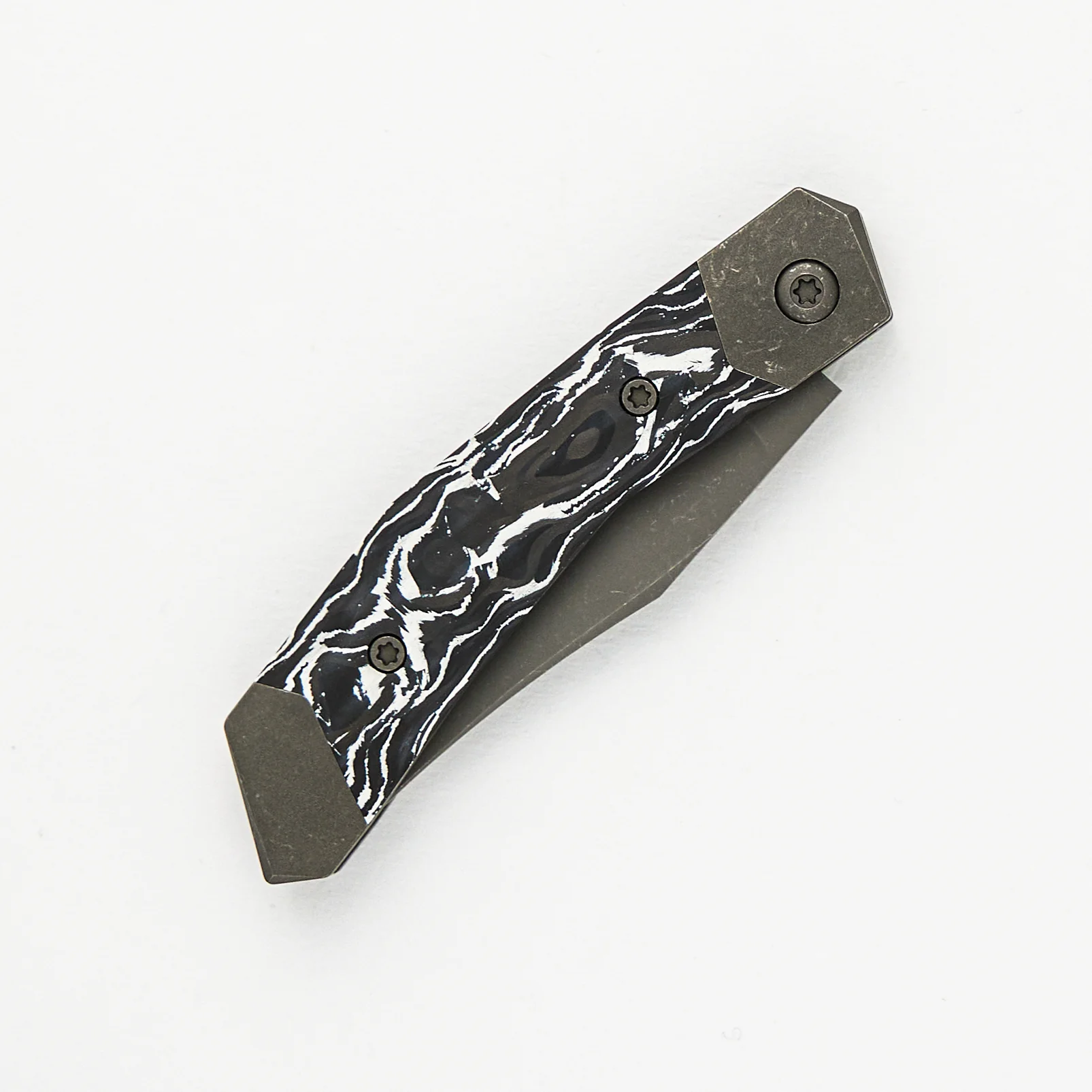 Mini Cyborg Jack - White Marble Carbon Fiber - Image 4