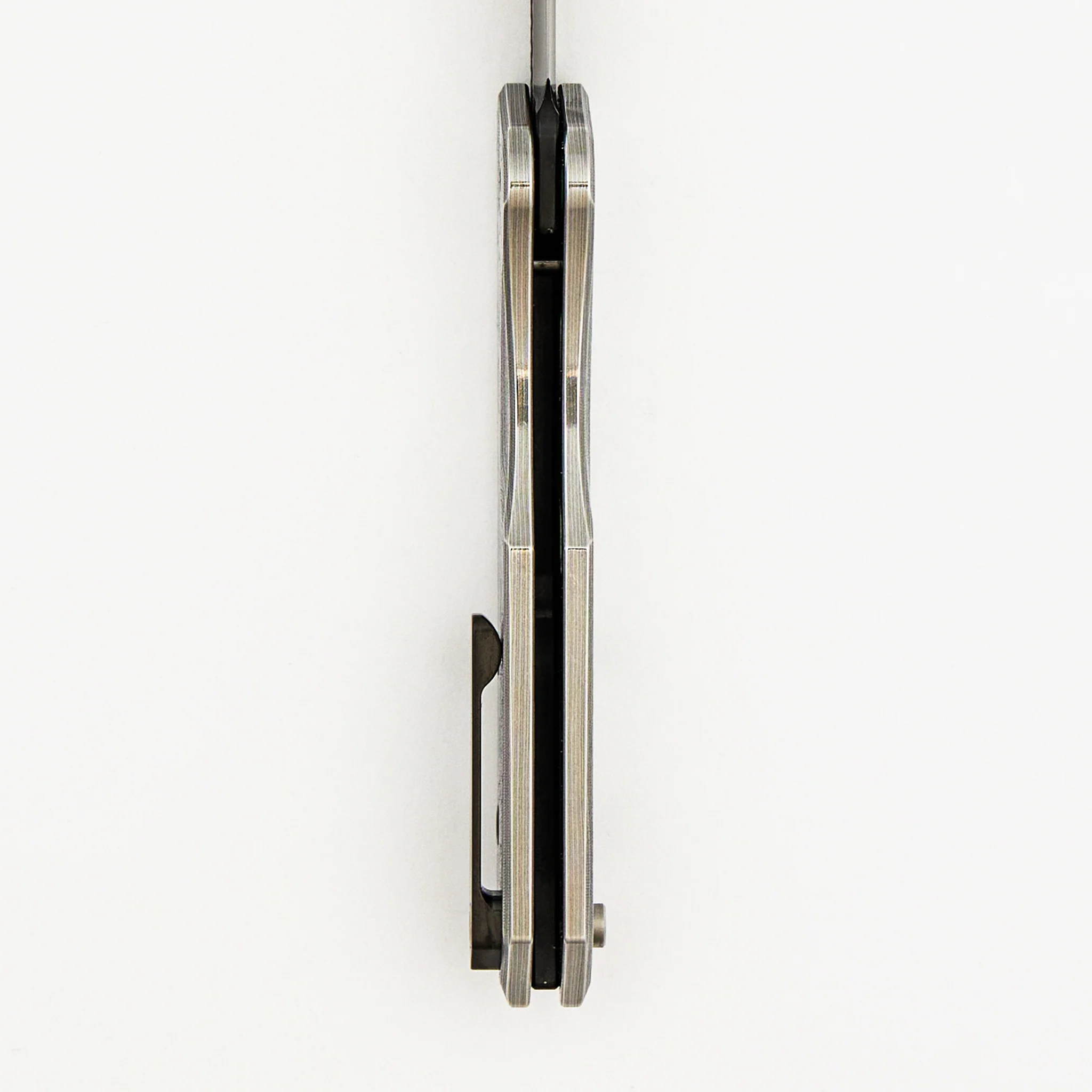 Jinn - Hand Ground DLC MagnaCut - Vegas Forge Wood Grain - Abalone Inlaid Pivots - S/N 012 - Image 6