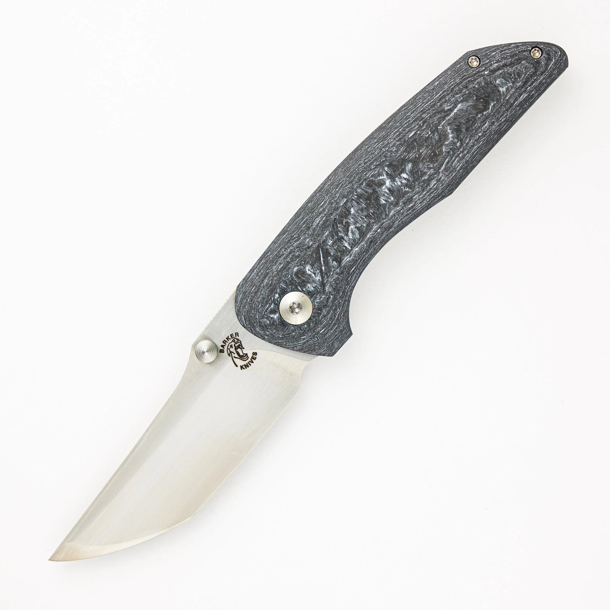 White CarboTi Full Size Hokkaido Folder (Pattern 2) - 2024 R1 Invitational