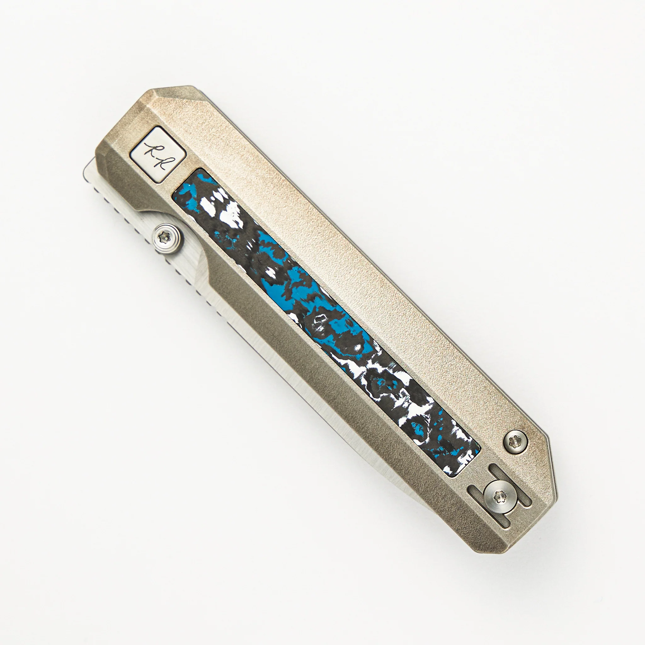 RR3 - Frosty - Belt Satin Vanax SuperClean Blade - Timascus Clip - Image 3