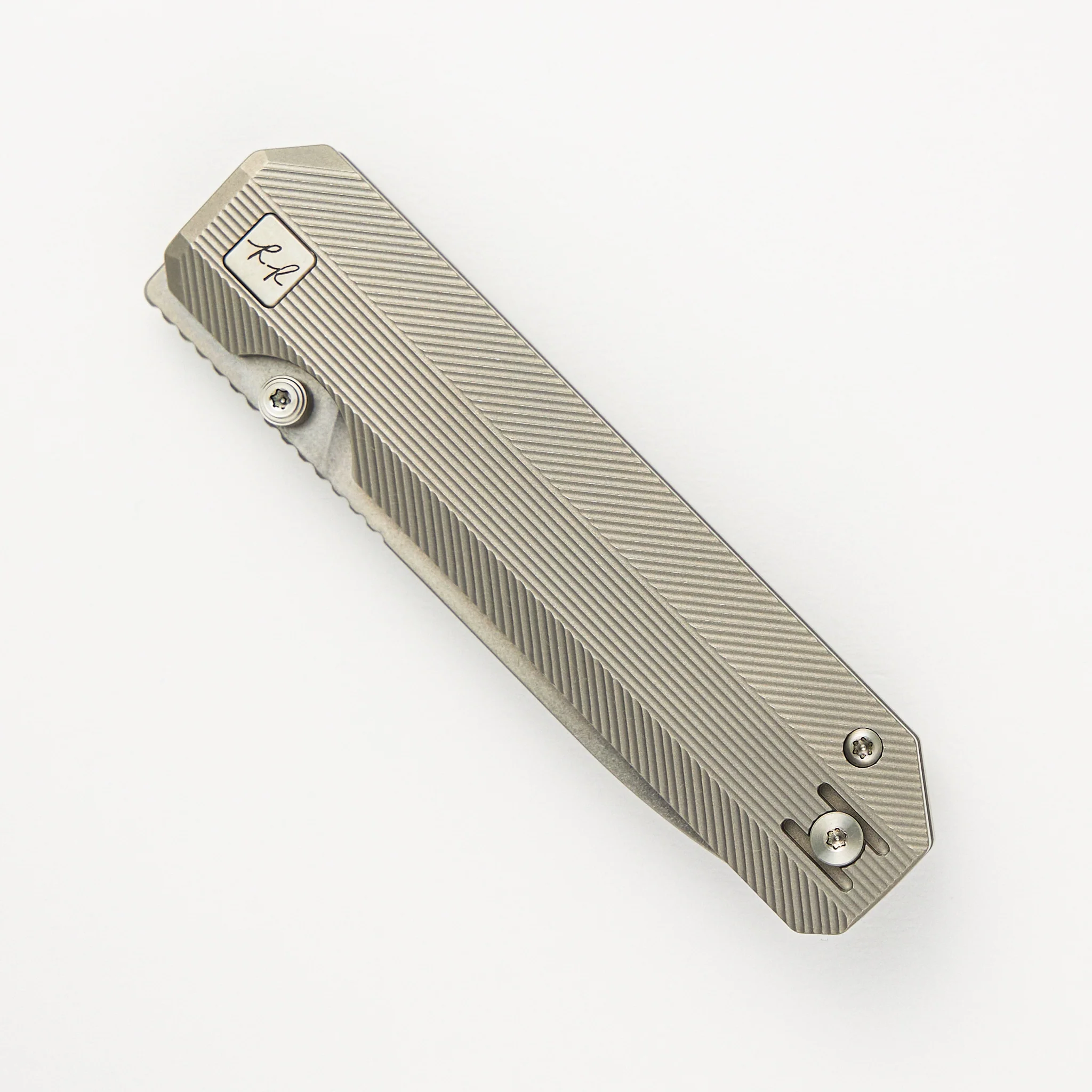 RR3 - Stonemilled - Stonewashed Vanax SuperClean Blade - Timascus Clip - Image 3