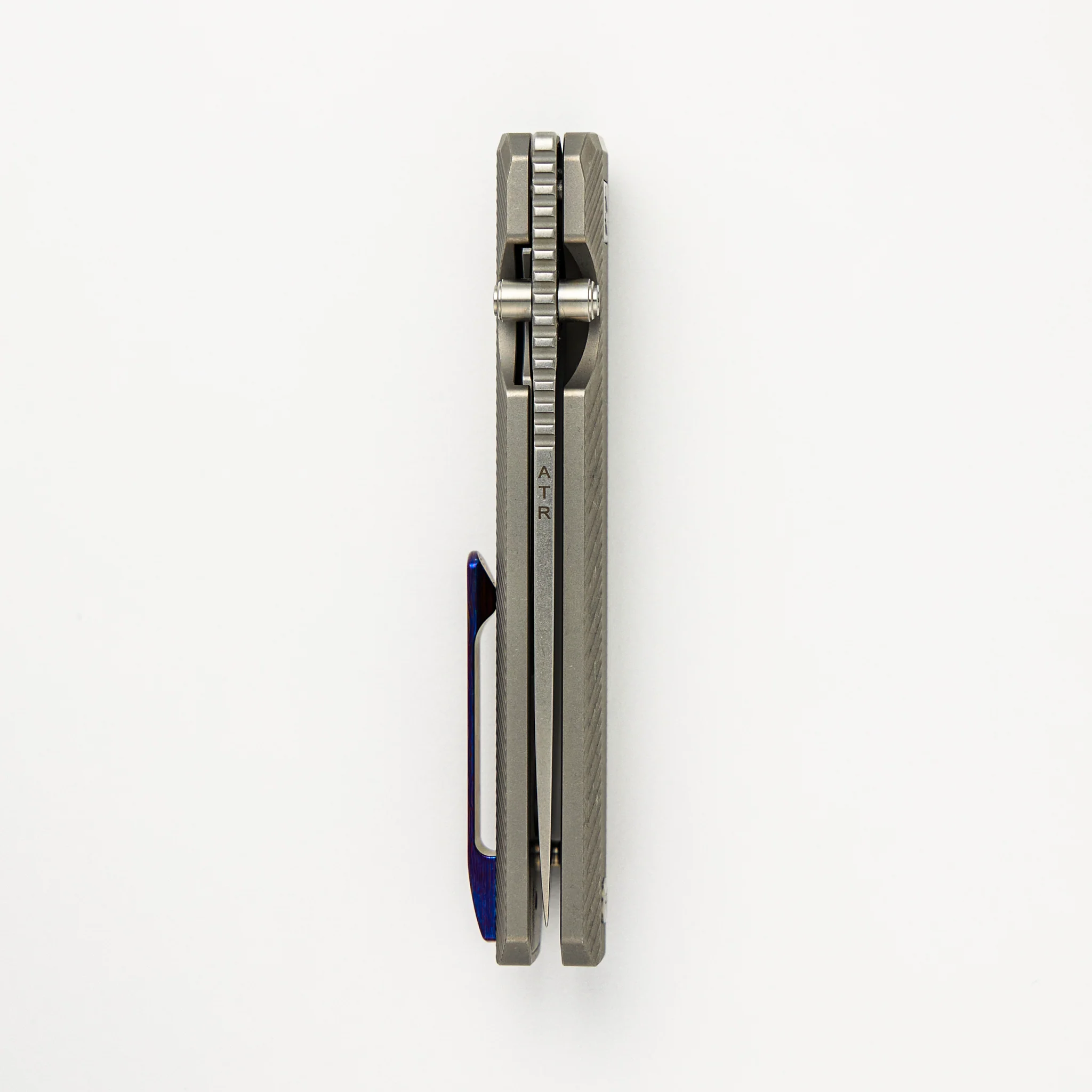 RR3 - Stonemilled - Stonewashed Vanax SuperClean Blade - Timascus Clip - Image 5