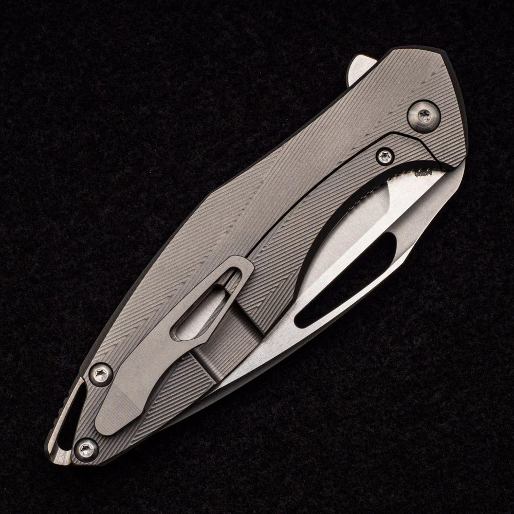 ARIUS - TEXTURED TITANIUM HANDLE - M390 BLADE - Image 5