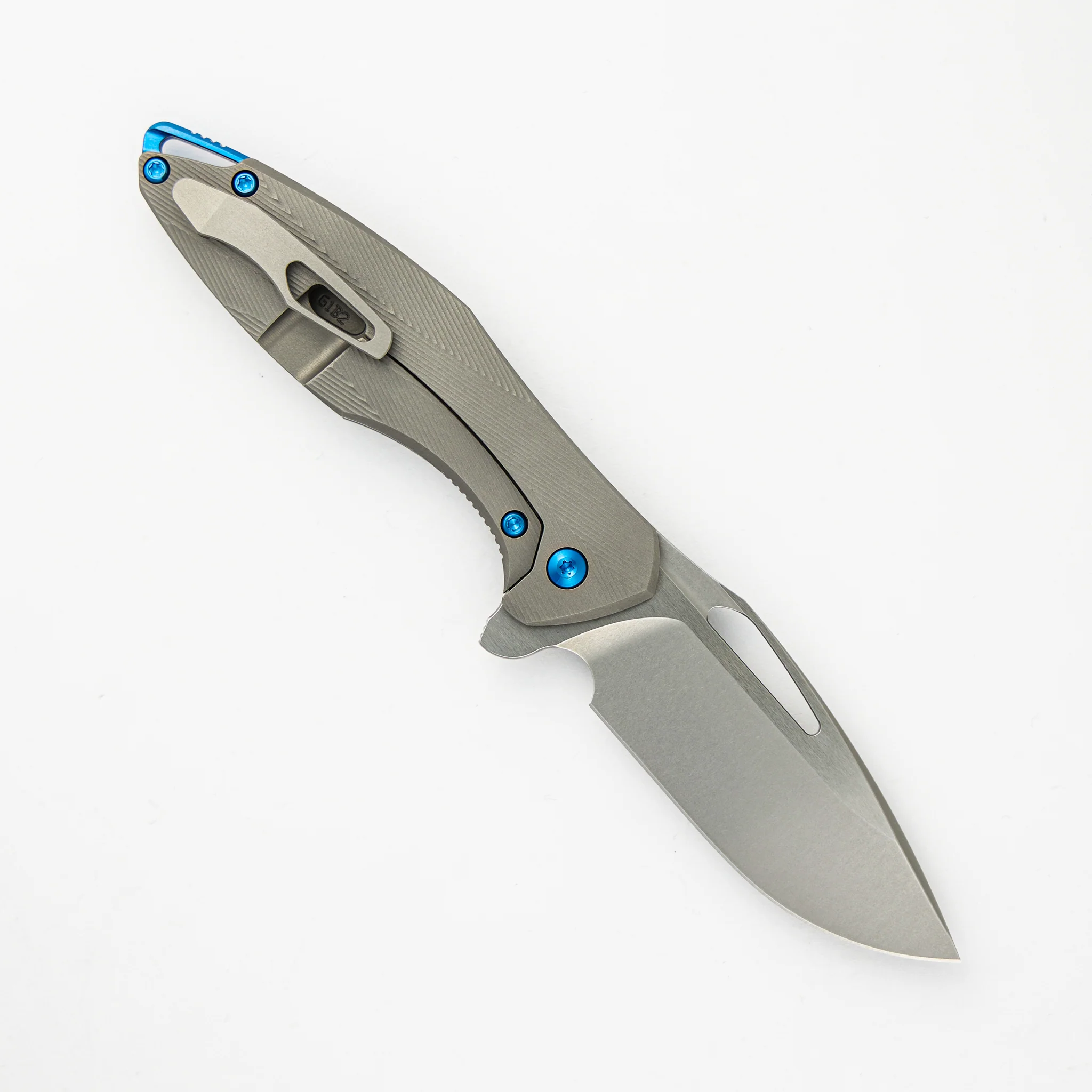 Mini Arius - Patterned - Titanium Handle - M390 Blade - Image 2