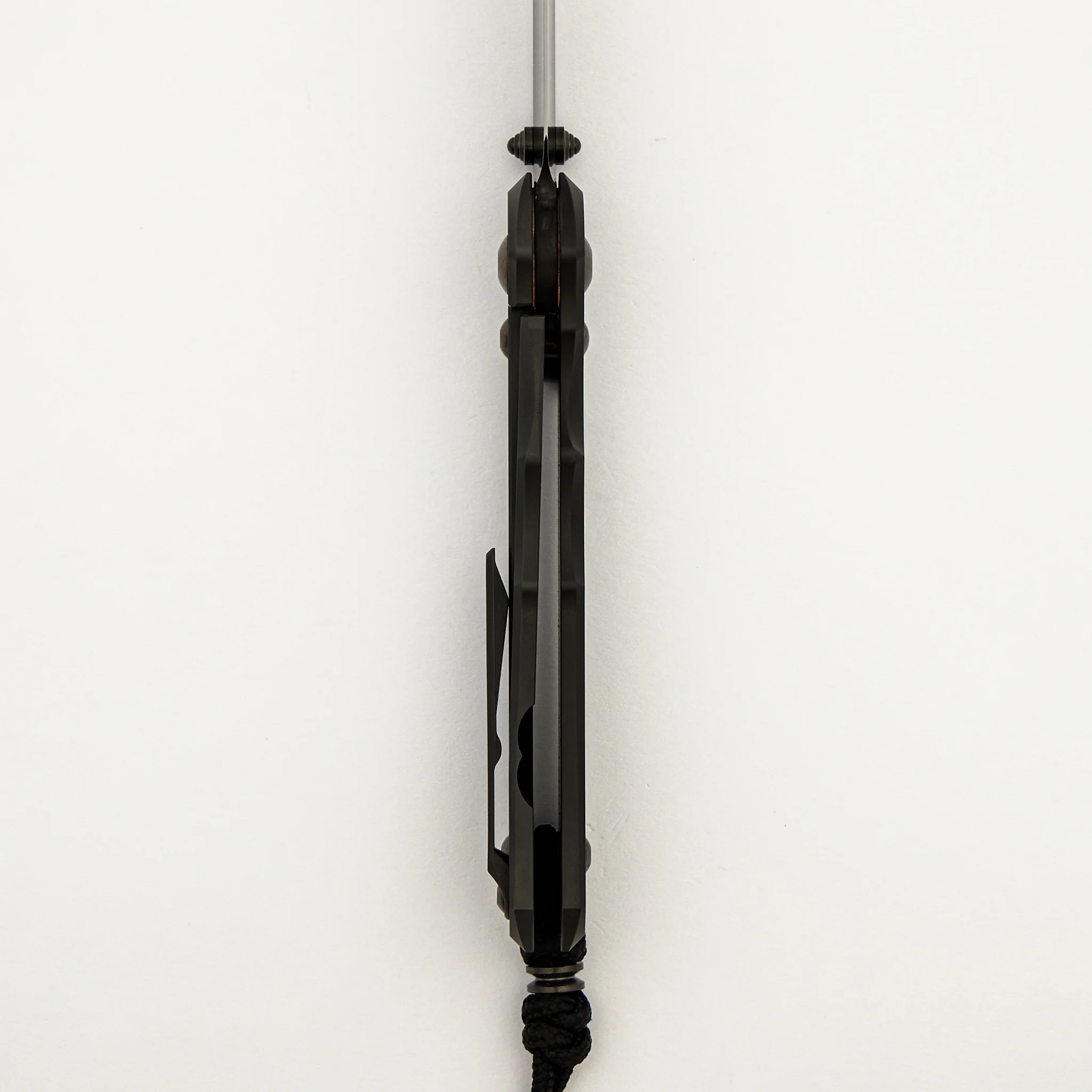 Large Inkosi - Black DLC - Tanto Black DLC MagnaCut Blade - Black DLC Hardware - MIM Clip - Image 6