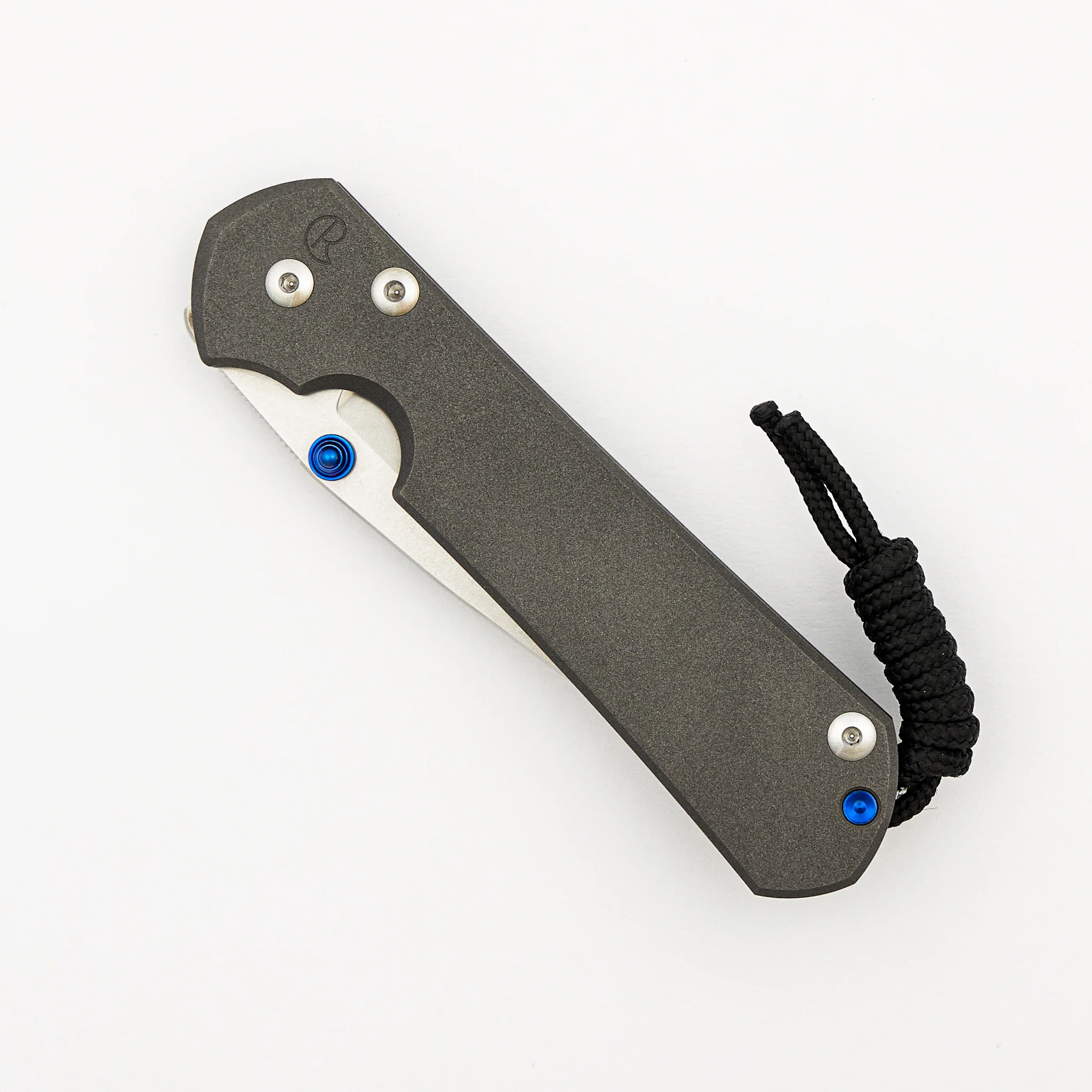 Large Sebenza 31 - Drop Point CPM MagnaCut Blade - Blue Single Thumb Lug - Image 3