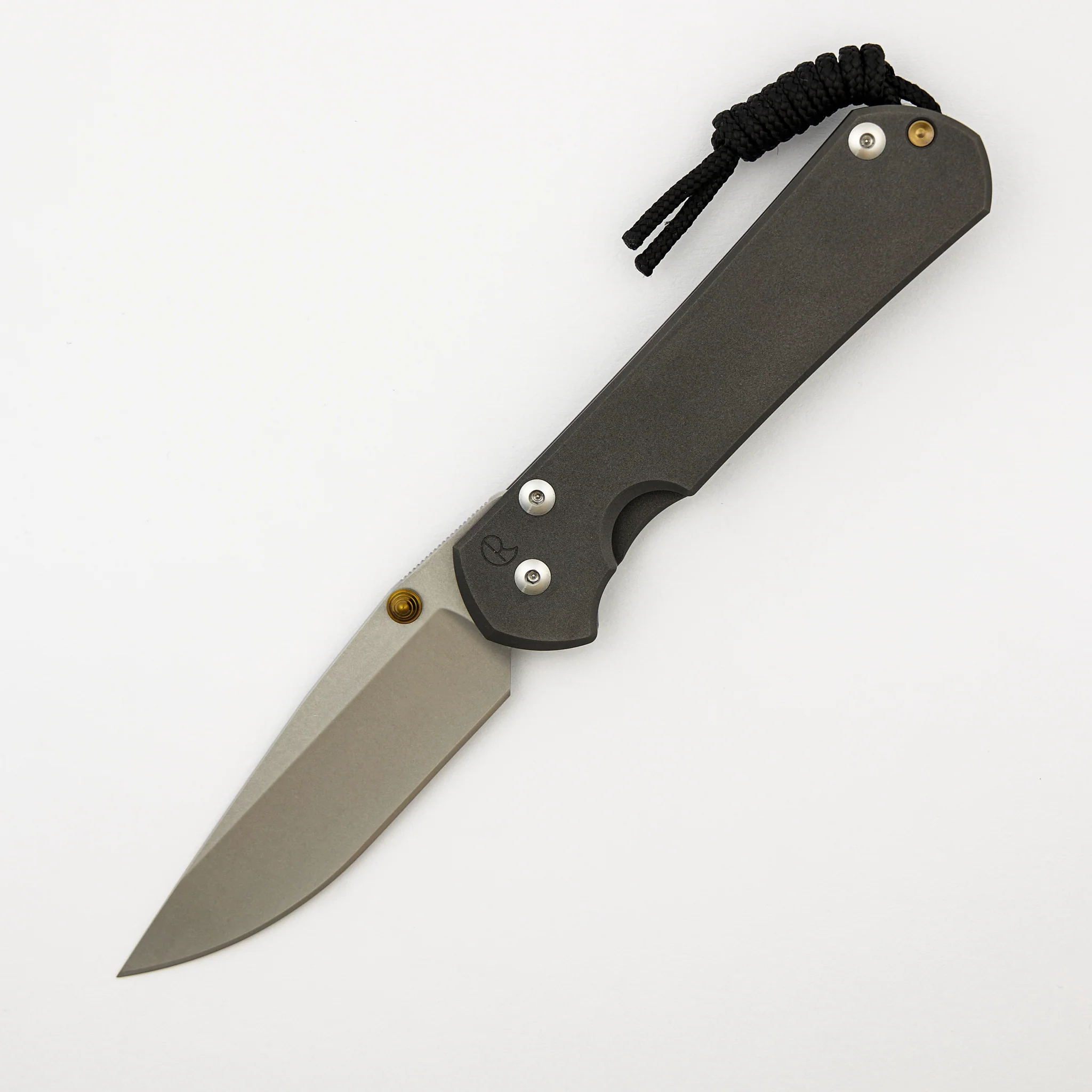 Large Sebenza 31 - Drop Point CPM MagnaCut Blade - MIM Clip - Gold Double Thumb Lugs