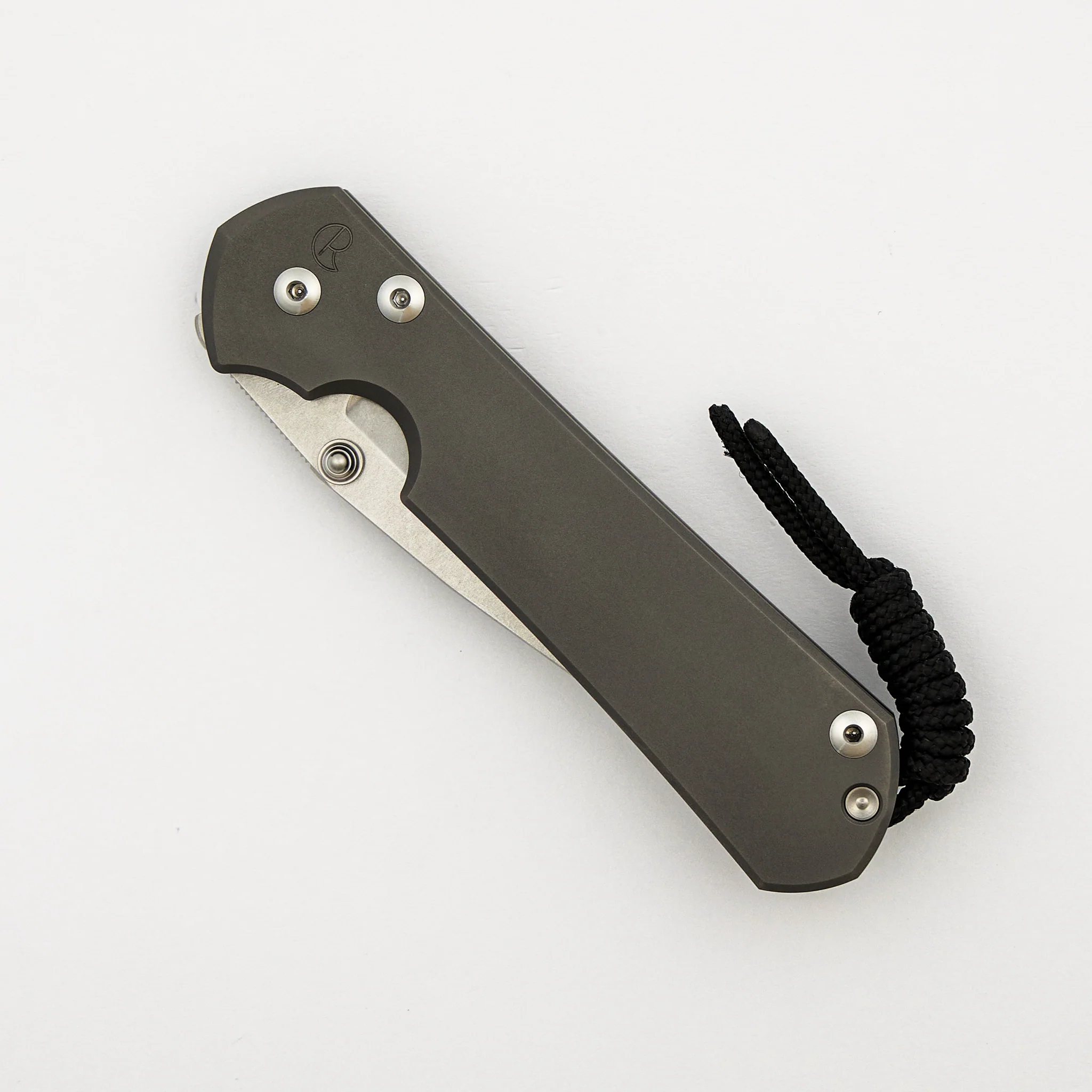 Large Sebenza 31 - Glass Blasted - Drop Point CPM MagnaCut Blade - Silver Double Thumb Lugs - Image 3