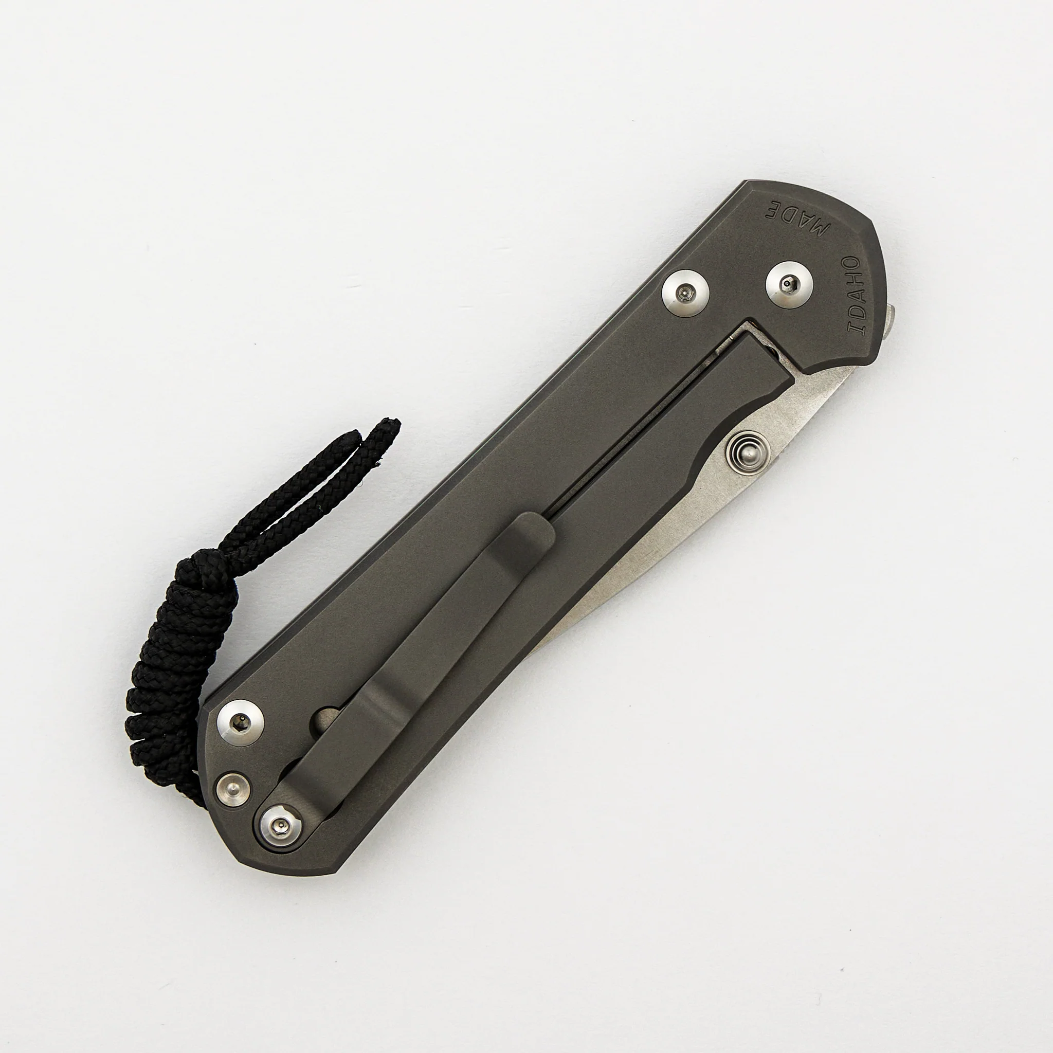 Large Sebenza 31 - Glass Blasted - Drop Point CPM MagnaCut Blade - Silver Double Thumb Lugs - Image 4