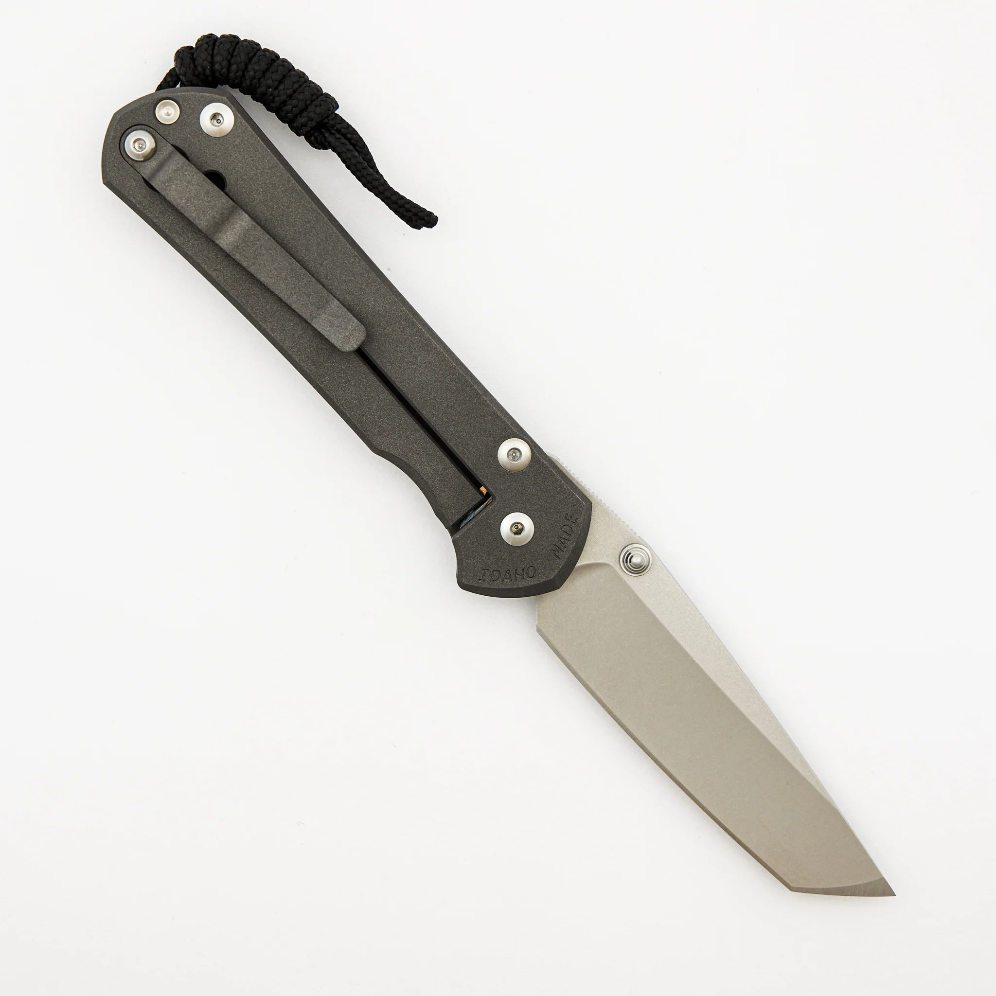 Large Sebenza 31 - Tanto CPM MagnaCut Blade - Silver Double Thumb Lugs - Image 2